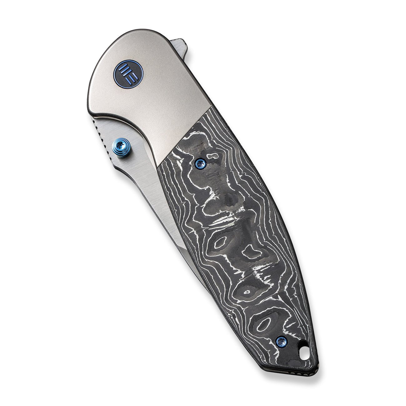 WEKNIFE Nitro OG CPM-20CV钢 钛+碳纤维柄 WE23035-3 黑白色 2876