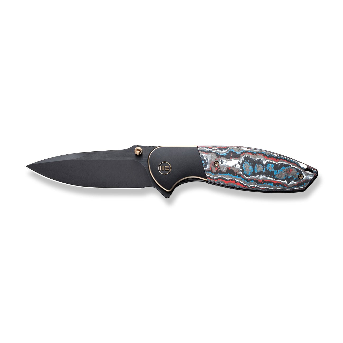 WEKNIFE Nitro OG CPM-20CV钢 钛+碳纤维柄 WE23035-4 炫彩 3176
