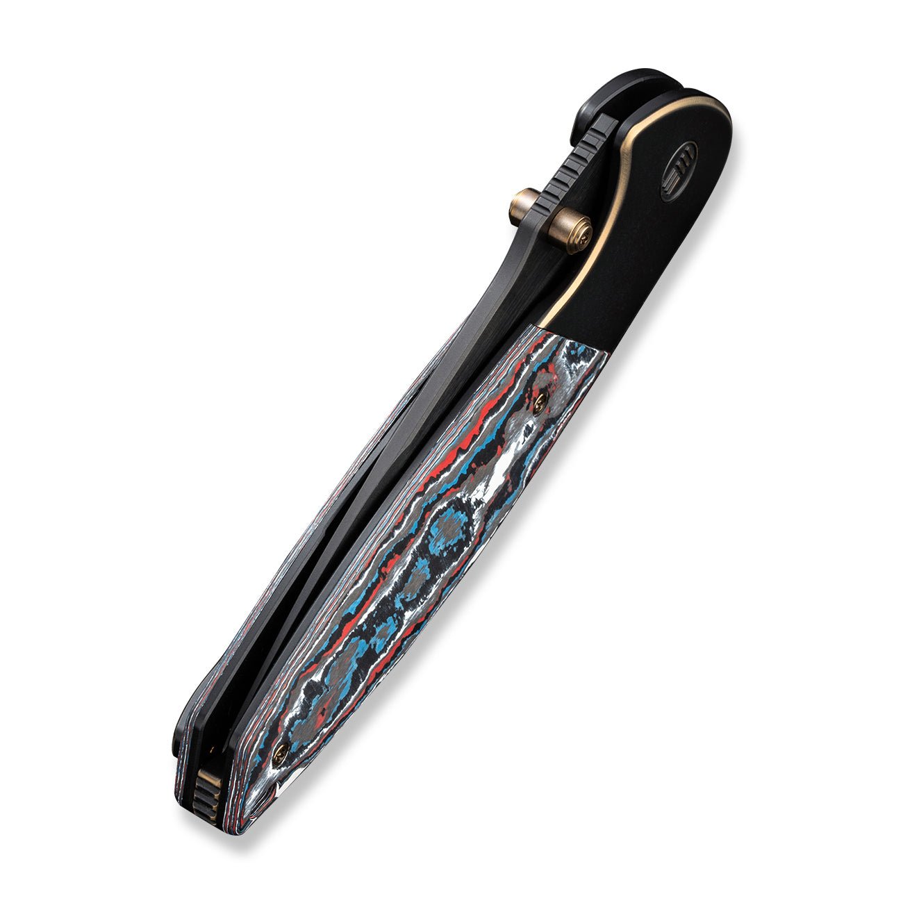 WEKNIFE Nitro OG CPM-20CV钢 钛+碳纤维柄 WE23035-4 炫彩 3176