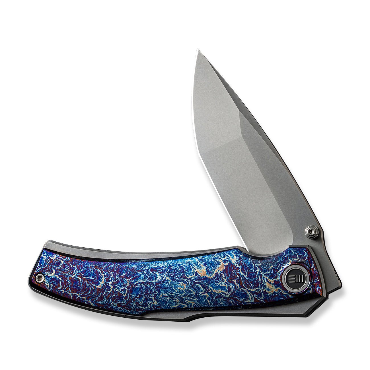 WEKNIFE Swordfin CPM-20CV钢 钛手柄灰色钛内衬 WE23067-1 2300