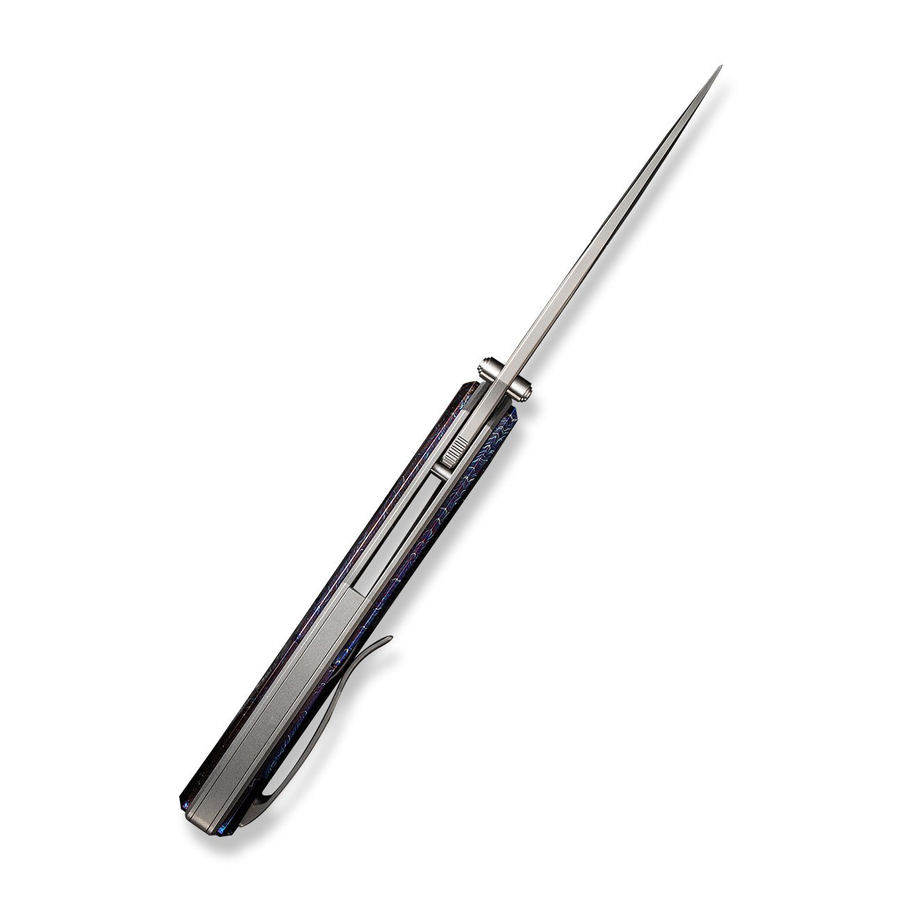 WEKNIFE Swordfin CPM-20CV钢 钛手柄灰色钛内衬 WE23067-1 2300