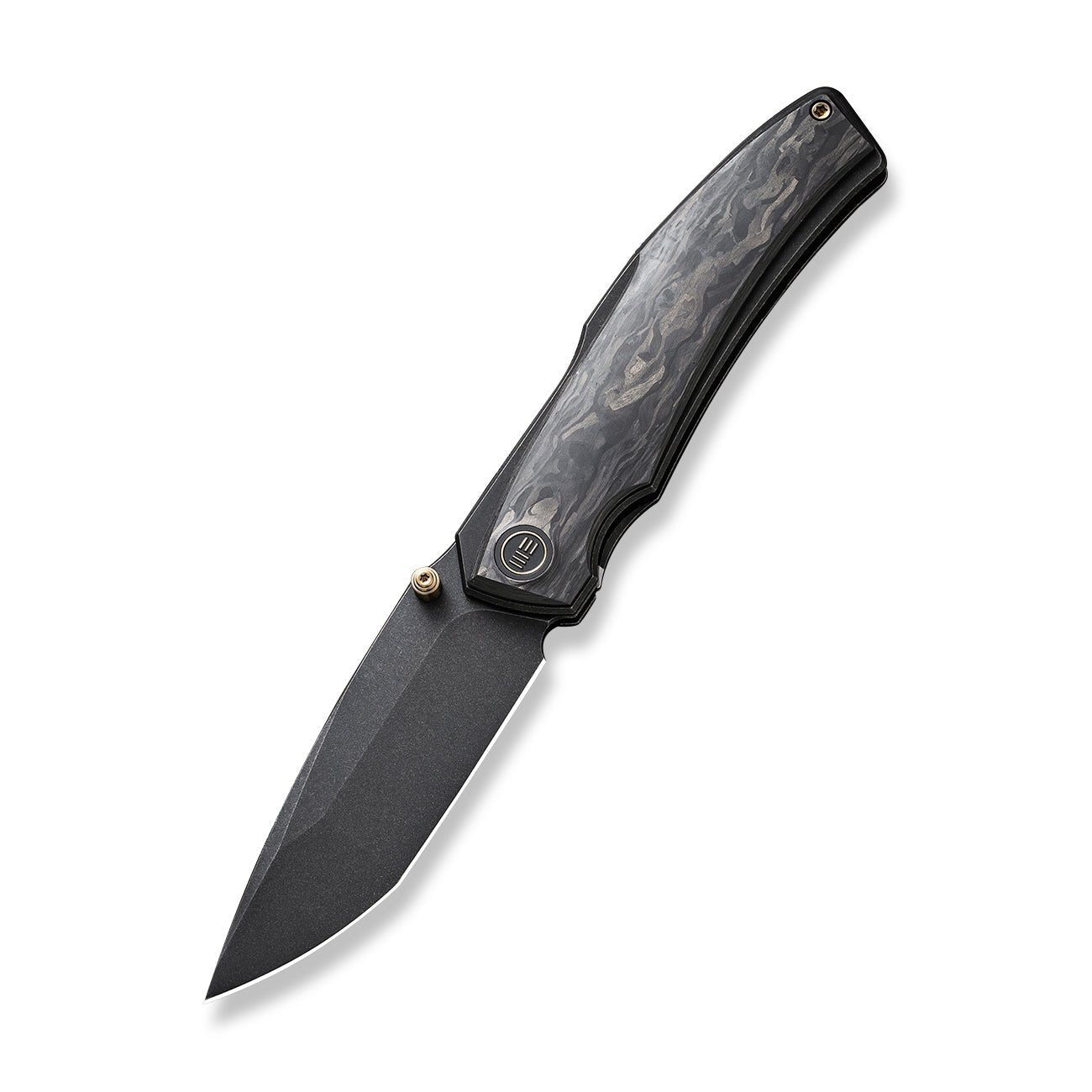 WEKNIFE Swordfin CPM-20CV钢 碳纤维手柄灰色钛内衬 WE23067-2 2146