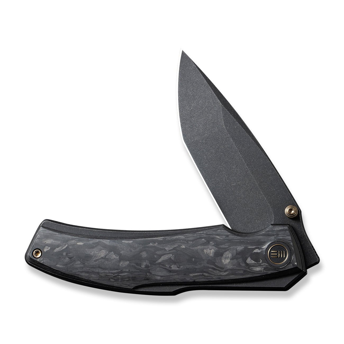 WEKNIFE Swordfin CPM-20CV钢 碳纤维手柄灰色钛内衬 WE23067-2 2146