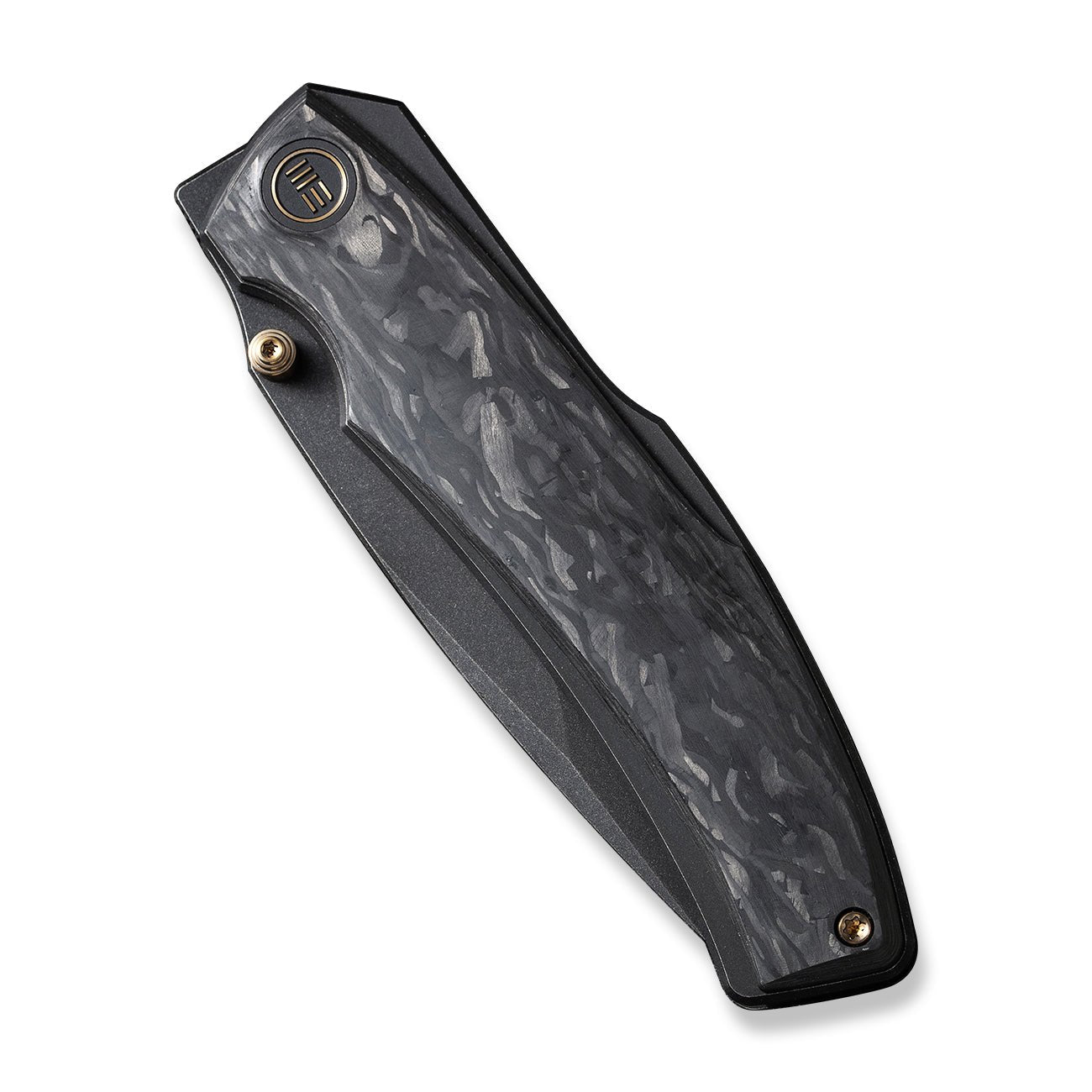 WEKNIFE Swordfin CPM-20CV钢 碳纤维手柄灰色钛内衬 WE23067-2 2146