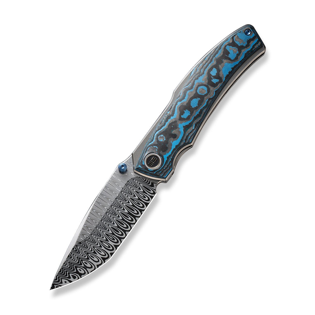 WEKNIFE Swordfin CPM-20CV钢 Arctic Storm Fat碳纤维手柄喷砂钛内衬 WE23067-DS1 5293