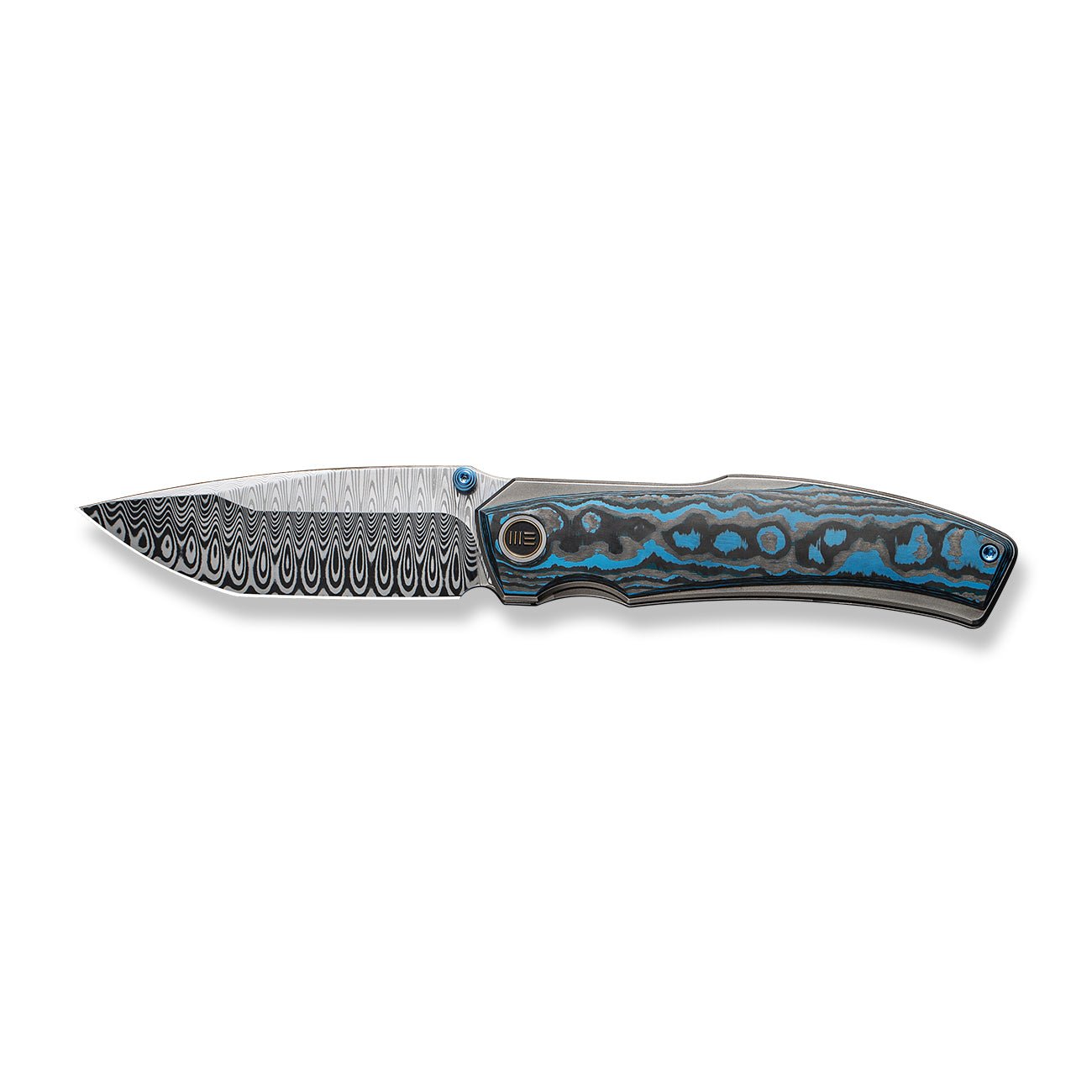 WEKNIFE Swordfin CPM-20CV钢 Arctic Storm Fat碳纤维手柄喷砂钛内衬 WE23067-DS1 5293