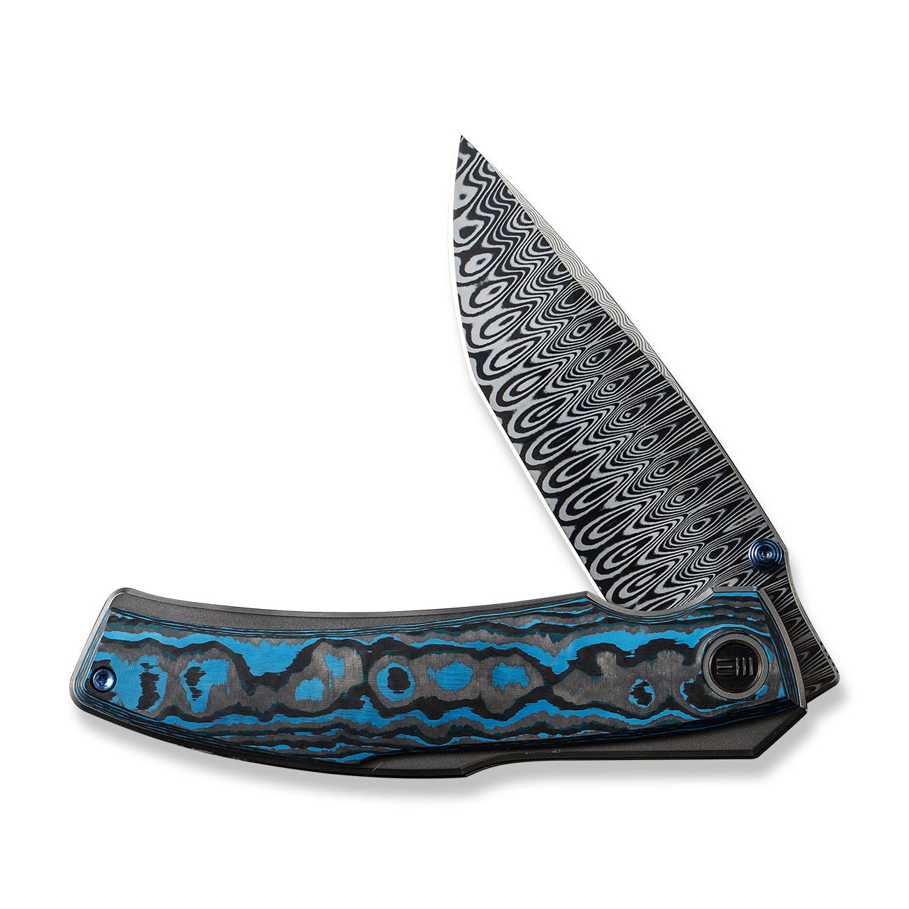 WEKNIFE Swordfin CPM-20CV钢 Arctic Storm Fat碳纤维手柄喷砂钛内衬 WE23067-DS1 5293