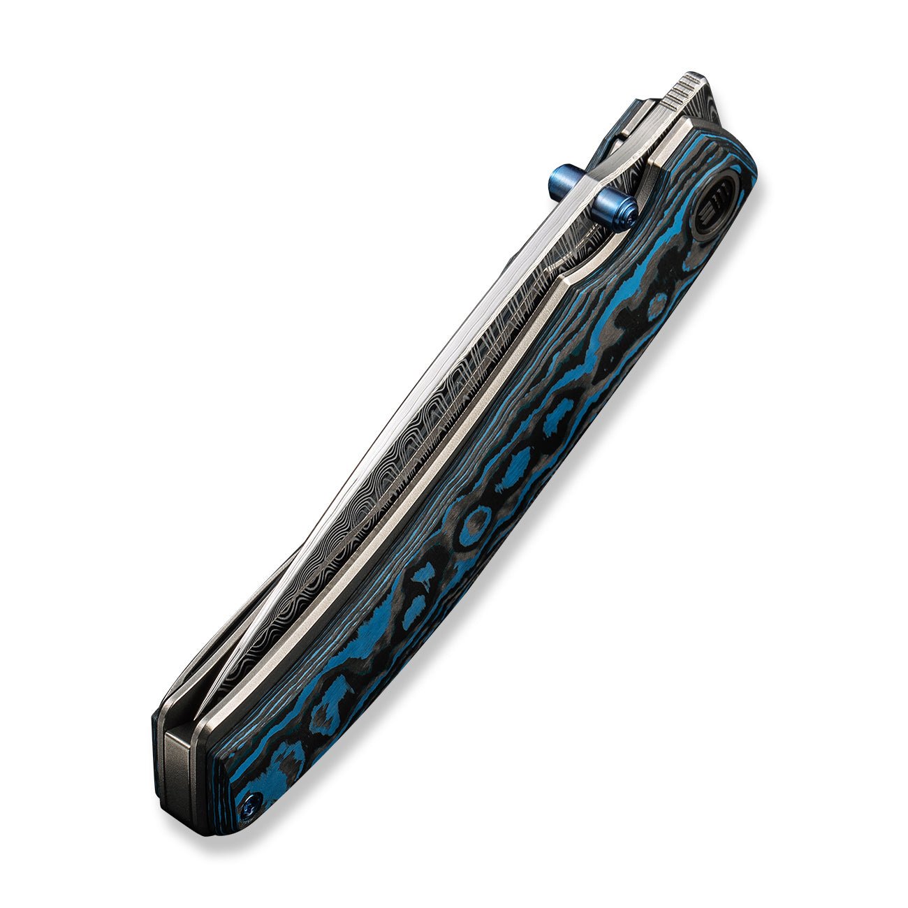 WEKNIFE Swordfin CPM-20CV钢 Arctic Storm Fat碳纤维手柄喷砂钛内衬 WE23067-DS1 5293