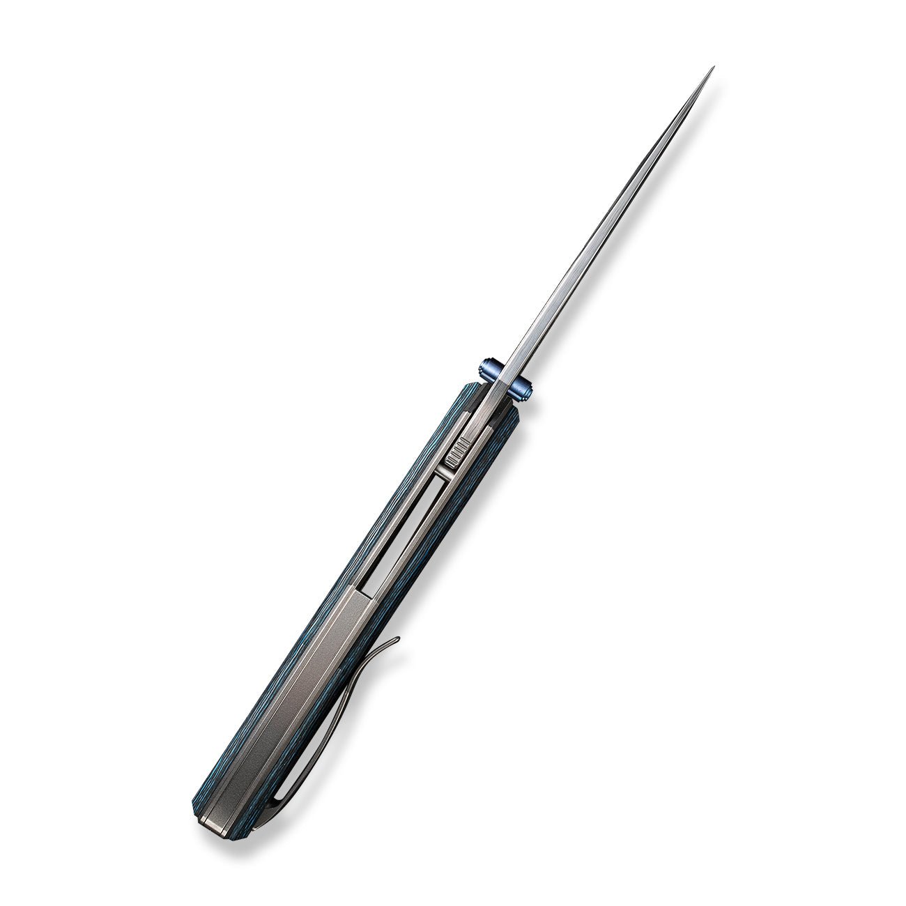 WEKNIFE Swordfin CPM-20CV钢 Arctic Storm Fat碳纤维手柄喷砂钛内衬 WE23067-DS1 5293