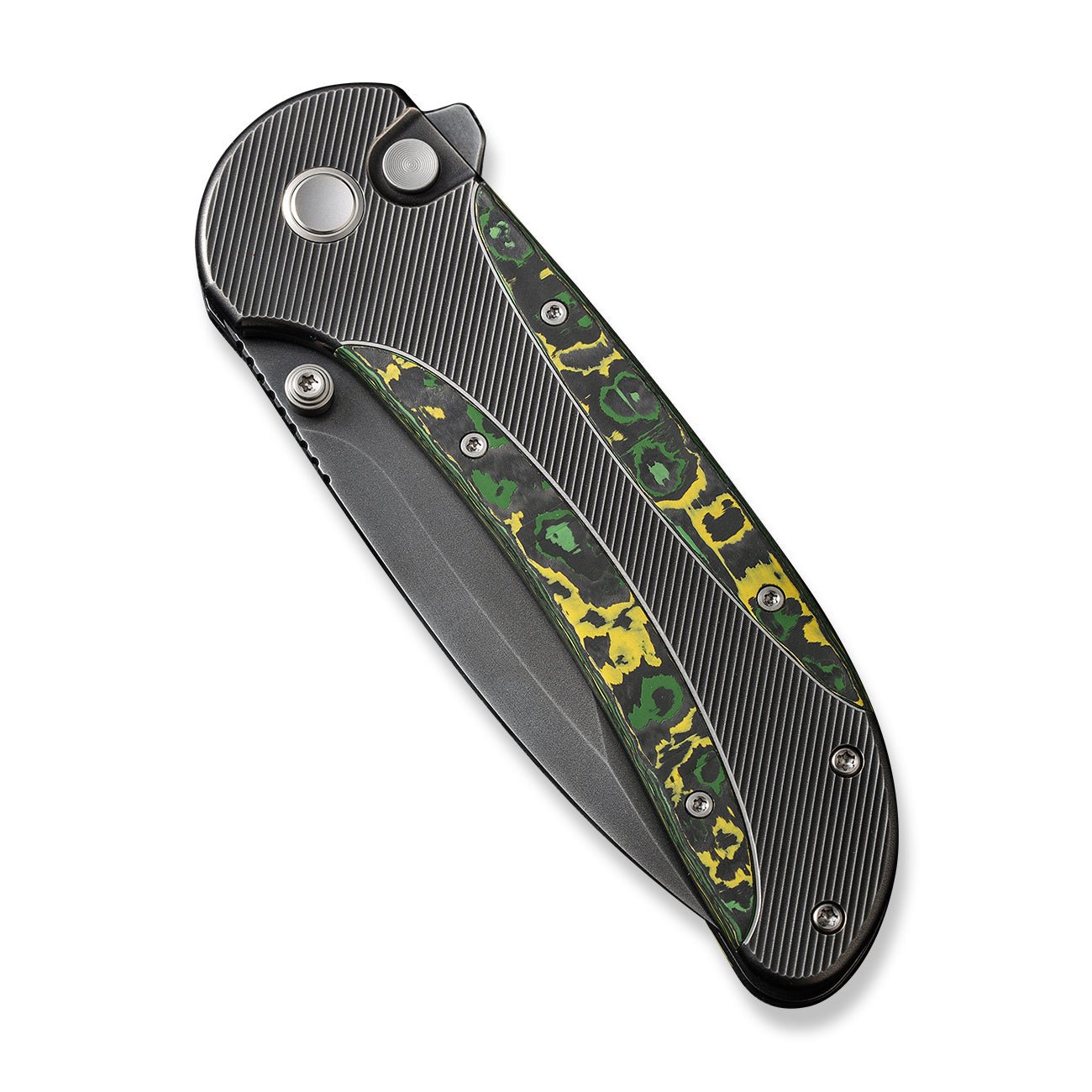 WEKNIFE Zizzit CPM-20CV钢 钛柄+Toxic Storm Fat碳纤维 WE23031-4 2738