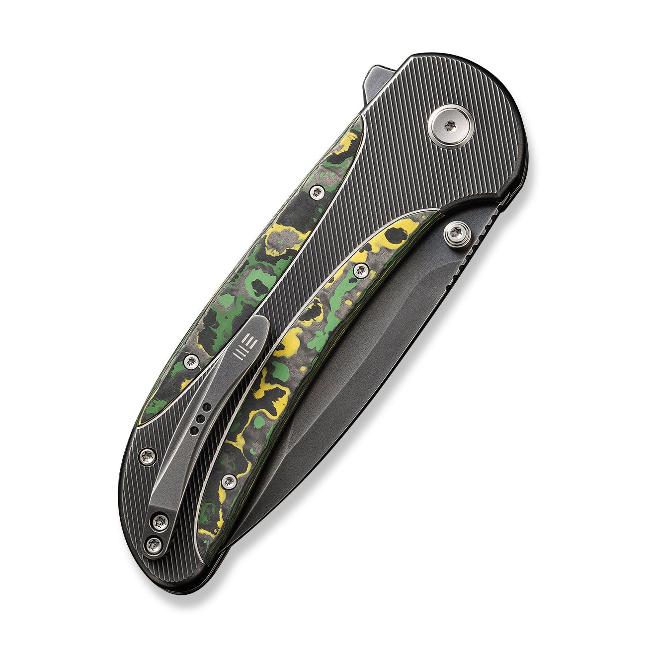 WEKNIFE Zizzit CPM-20CV钢 钛柄+Toxic Storm Fat碳纤维 WE23031-4 2738