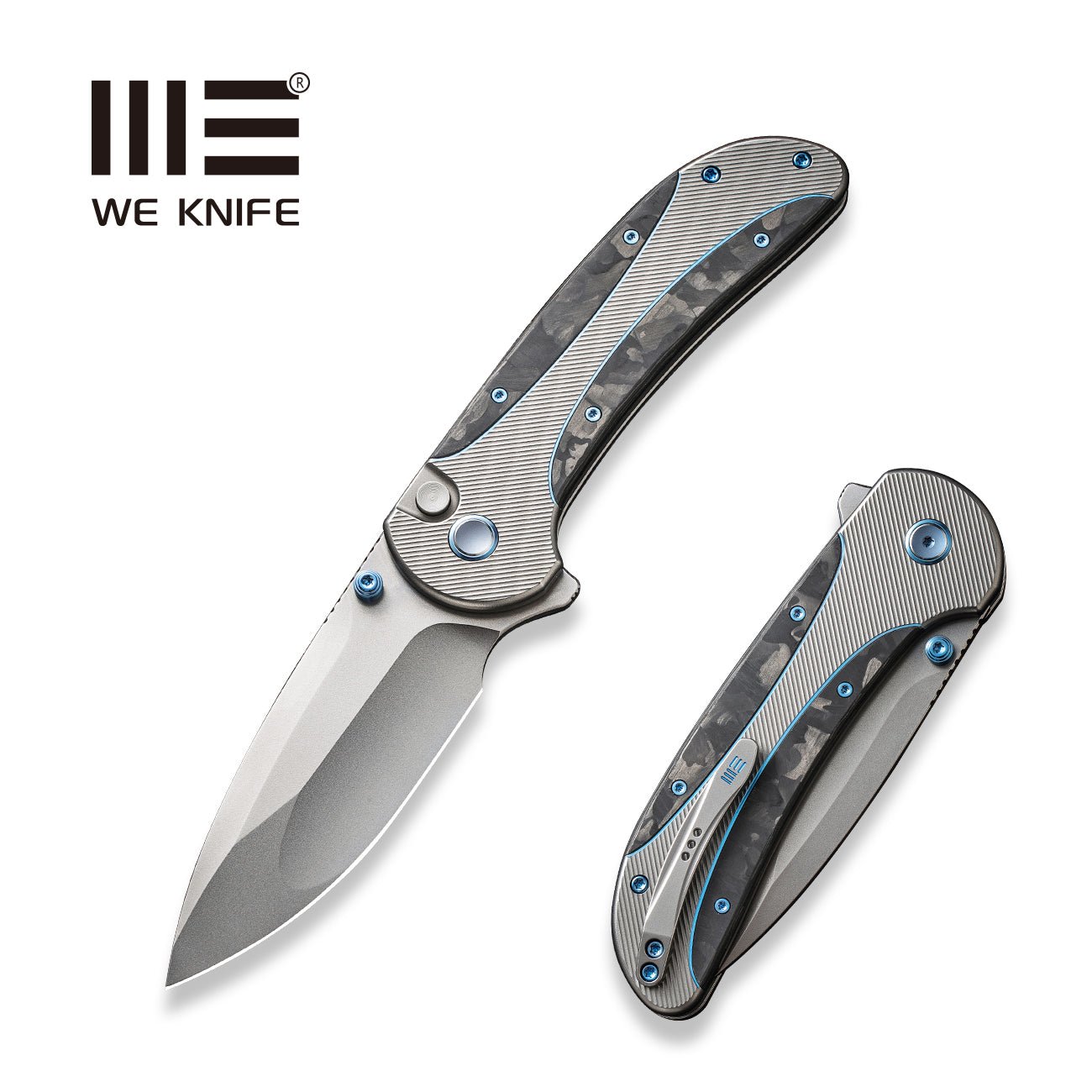 WEKNIFE Zizzit CPM-20CV钢 钛柄+碳纤维 WE23031-3 2738