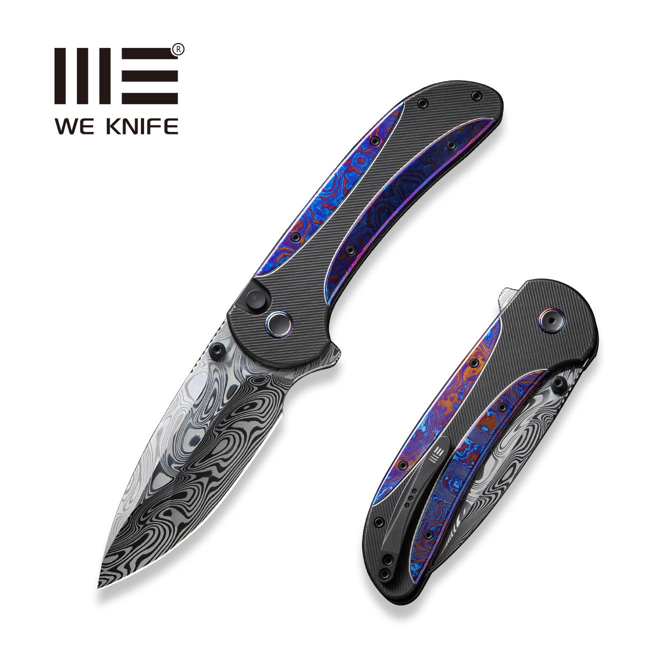 WEKNIFE Zizzit CPM-20CV钢 钛柄+碳纤维 WE23031-DS1 6234
