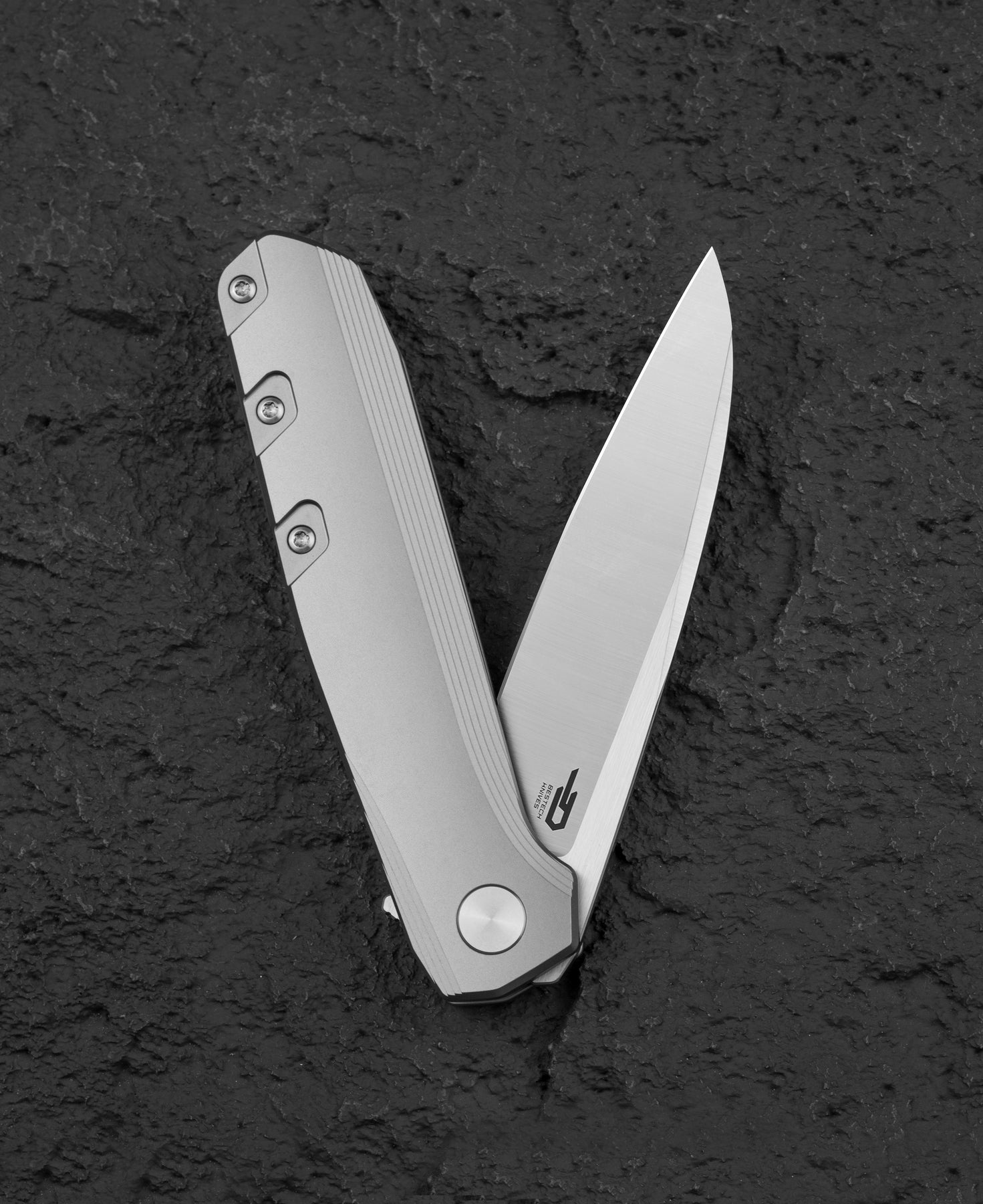 Bestech Knives 9 M390刃 钛柄 BT2408A 灰色 1980