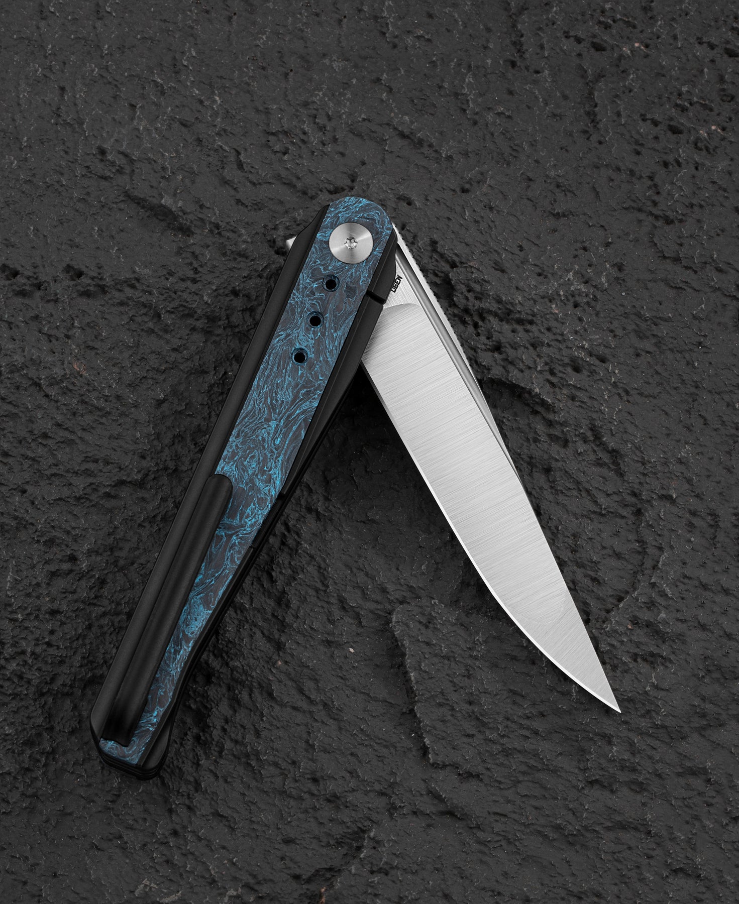 Bestech Spear Phisher M390钢 钛合金+碳纤维柄 BT2405C 黑色 2100