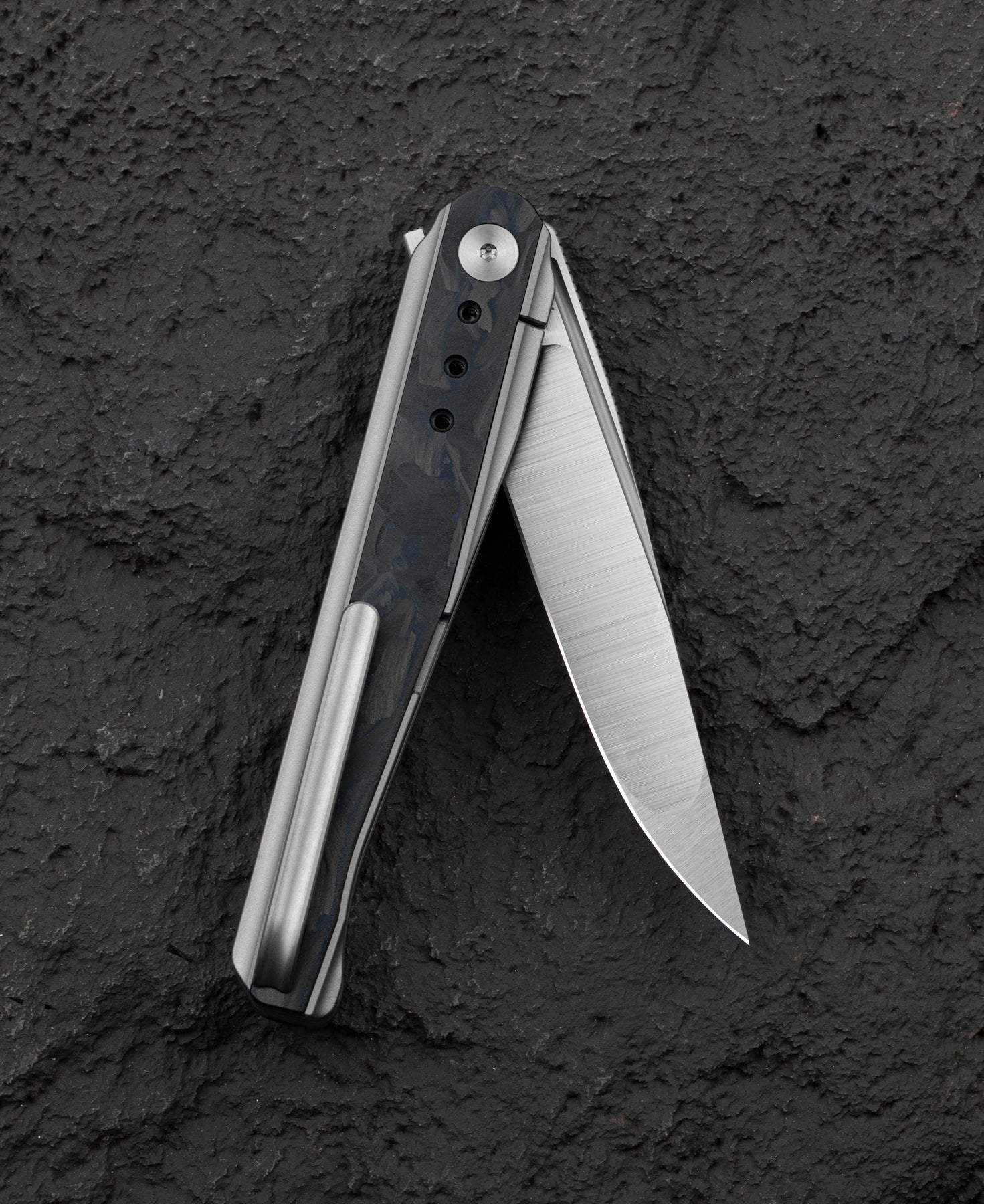 Bestech Spear Phisher M390钢 钛合金+碳纤维柄 BT2405B 灰色 2100