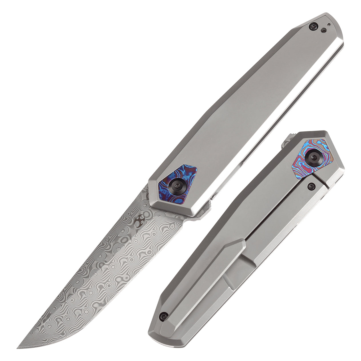 【预计11月发售】Kansept Storm 大马士革钢 钛柄 K1066A2