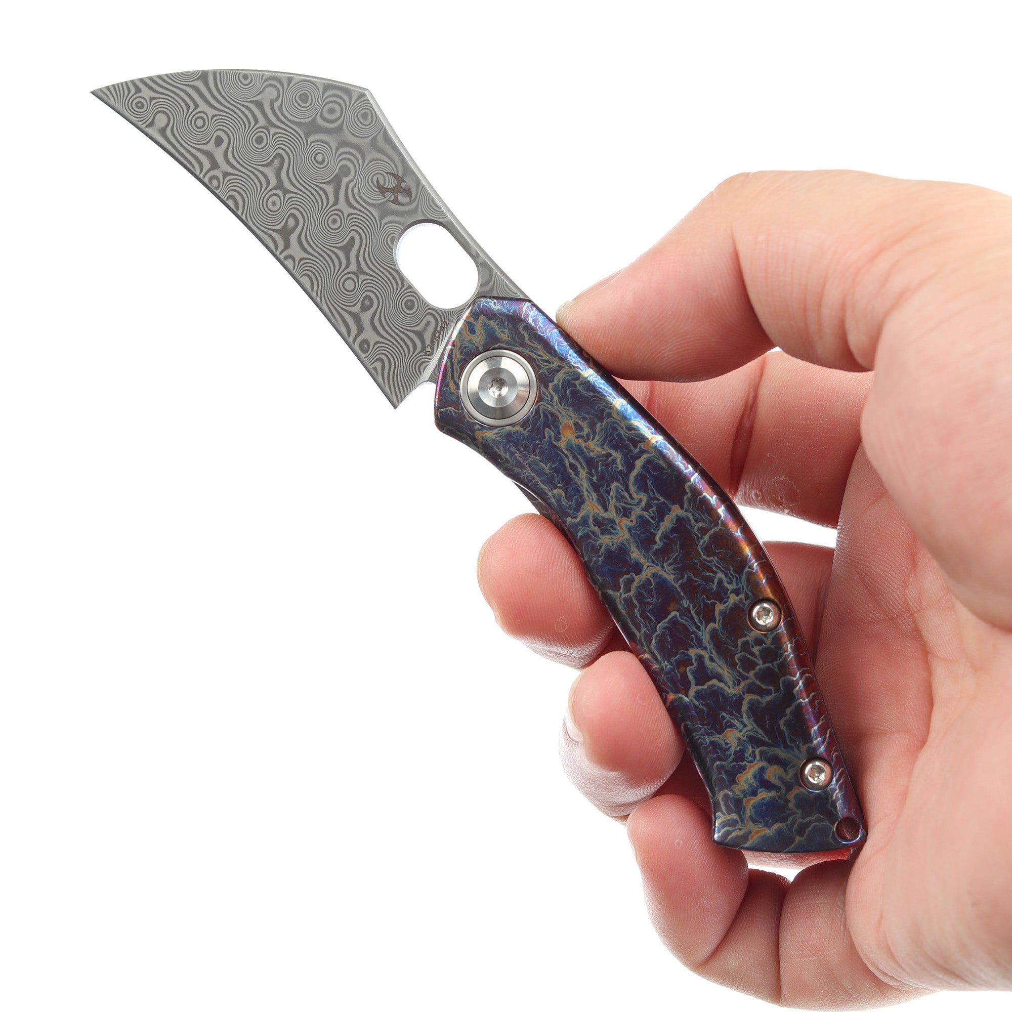 Kansept Osprey CPM-S35VN 钛柄 K2083A2 钛火焰纹 1040