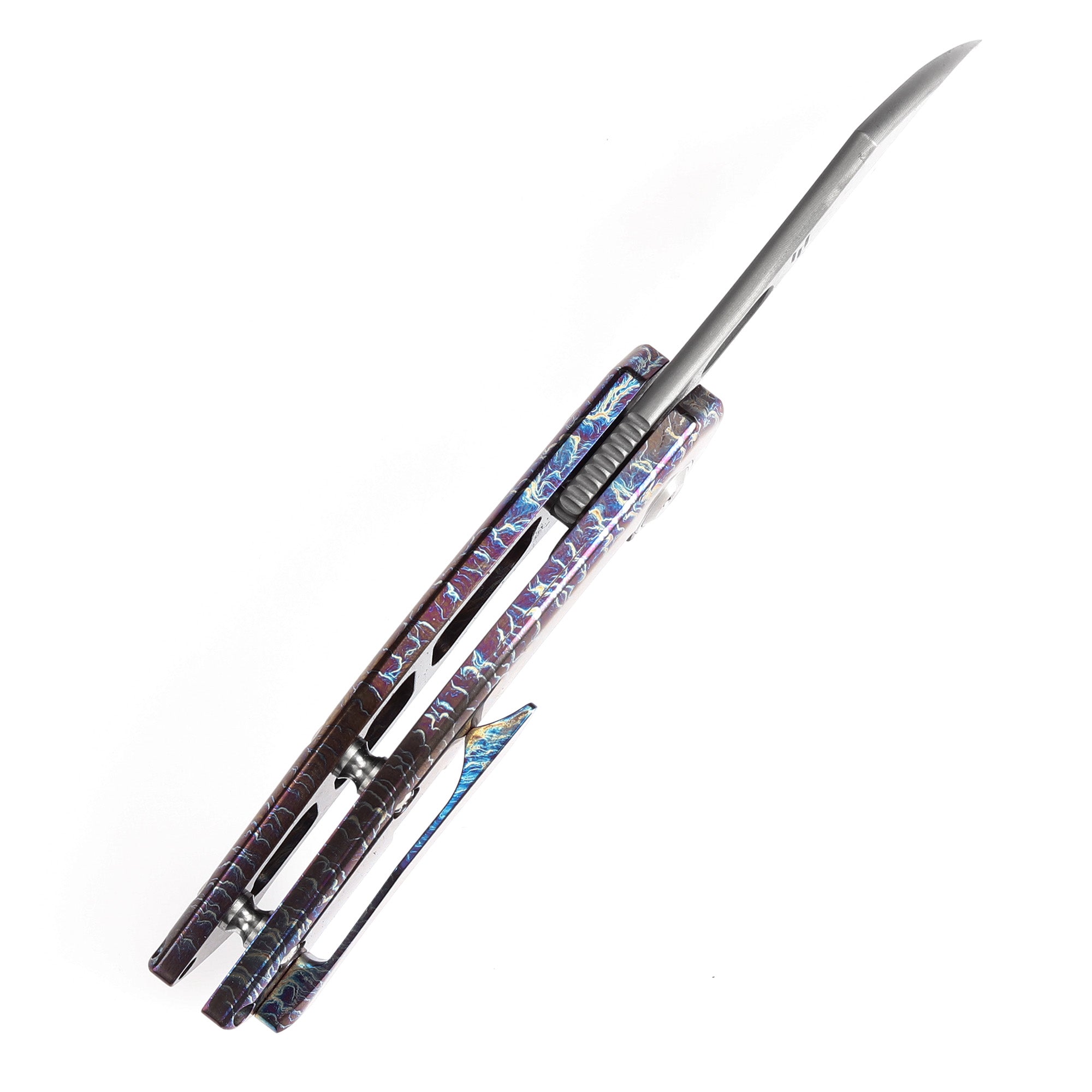 Kansept Osprey CPM-S35VN 钛柄 K2083A2 钛火焰纹 1040