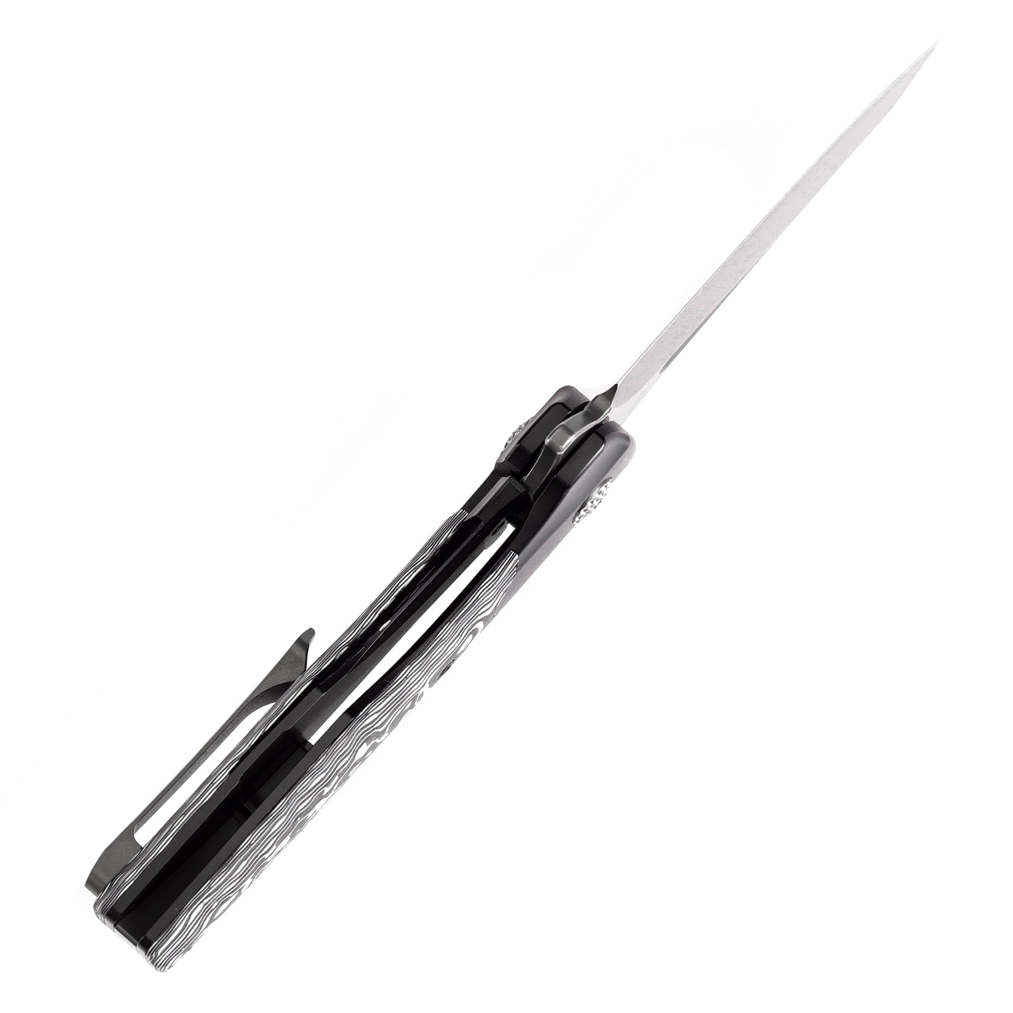 Kansept Cassowary S35VN钢 钛+碳纤维柄 K2065B2 黑白色 1260