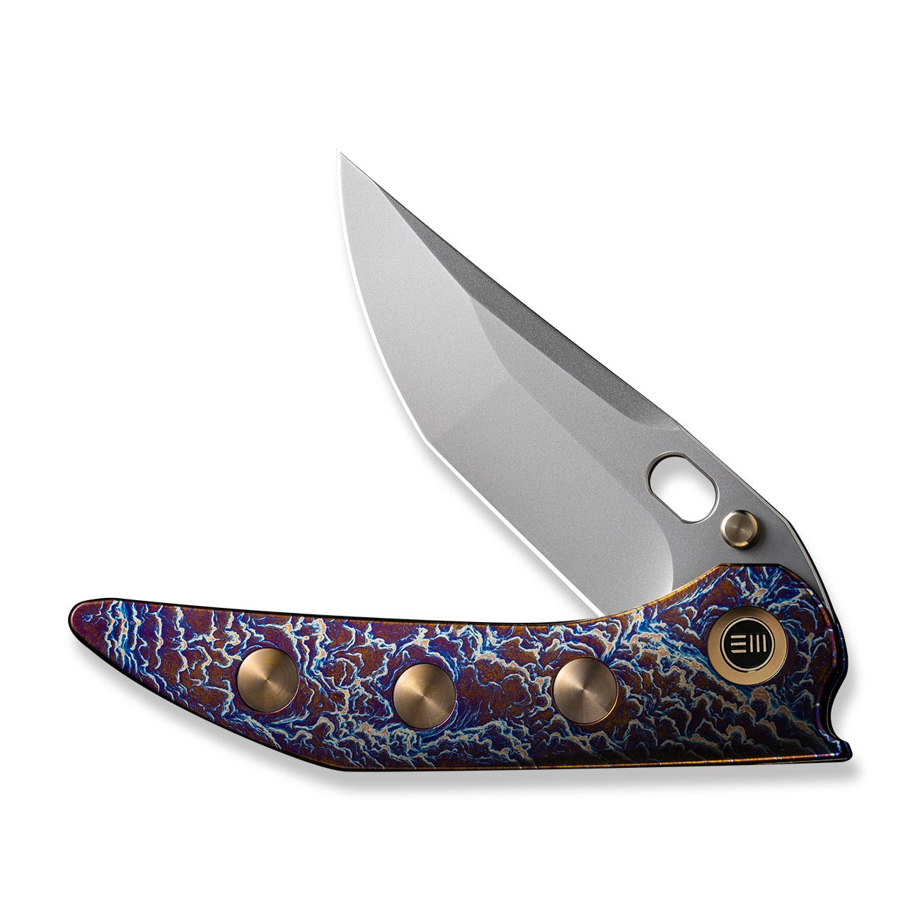 WEKNIFE Attor CPM-20CV钢 钛合金柄 WE23037-2 雷电纹 3160