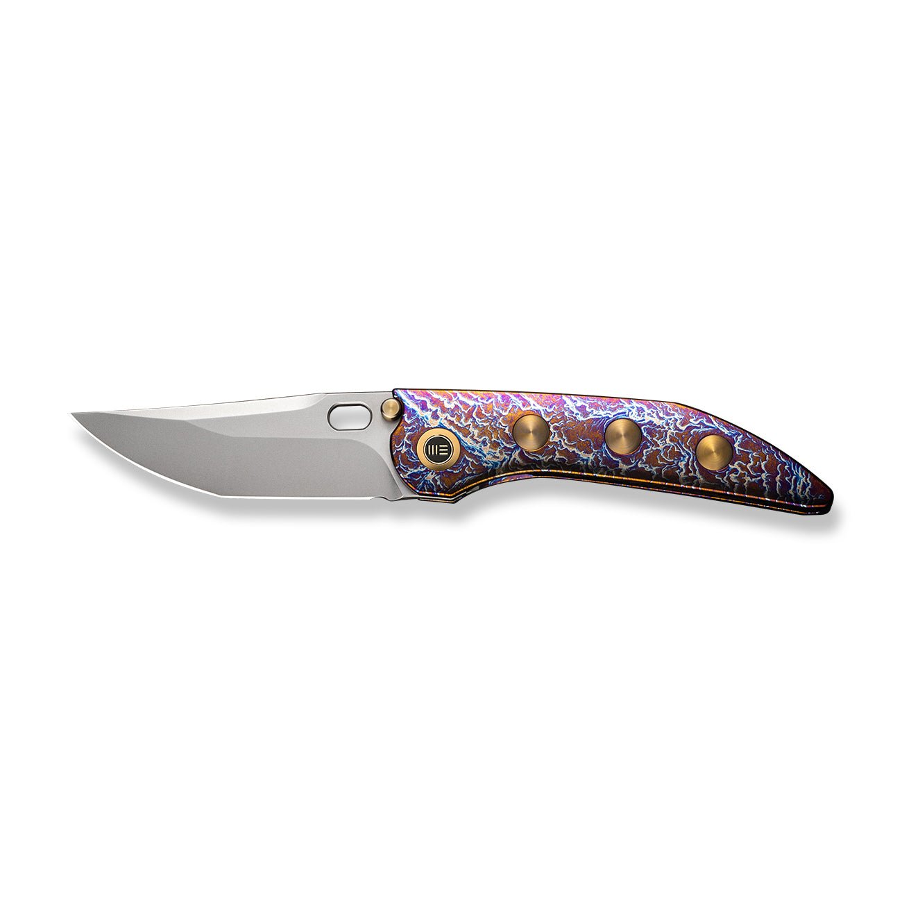 WEKNIFE Attor CPM-20CV钢 钛合金柄 WE23037-2 雷电纹 3160