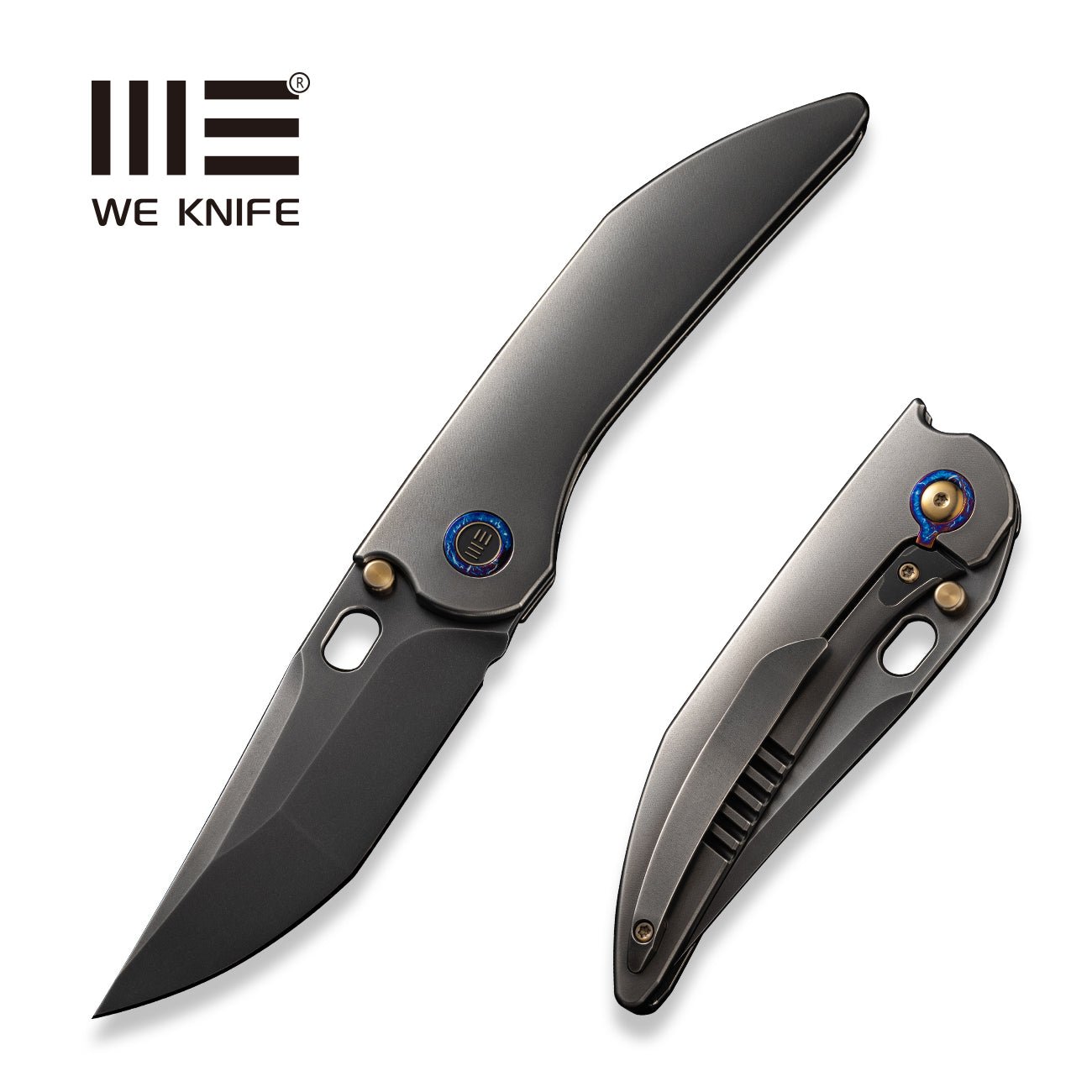 WEKNIFE Attor CPM-20CV钢 钛合金柄 WE23037B-1 黑色 3080