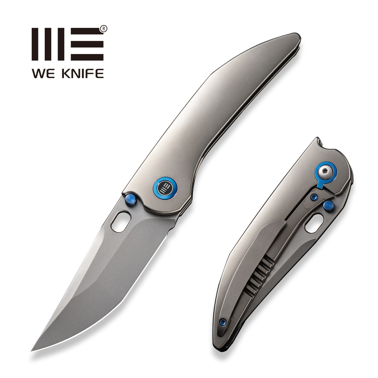 WEKNIFE Attor CPM-20CV钢 钛合金柄 WE23037B-2 灰色 3080