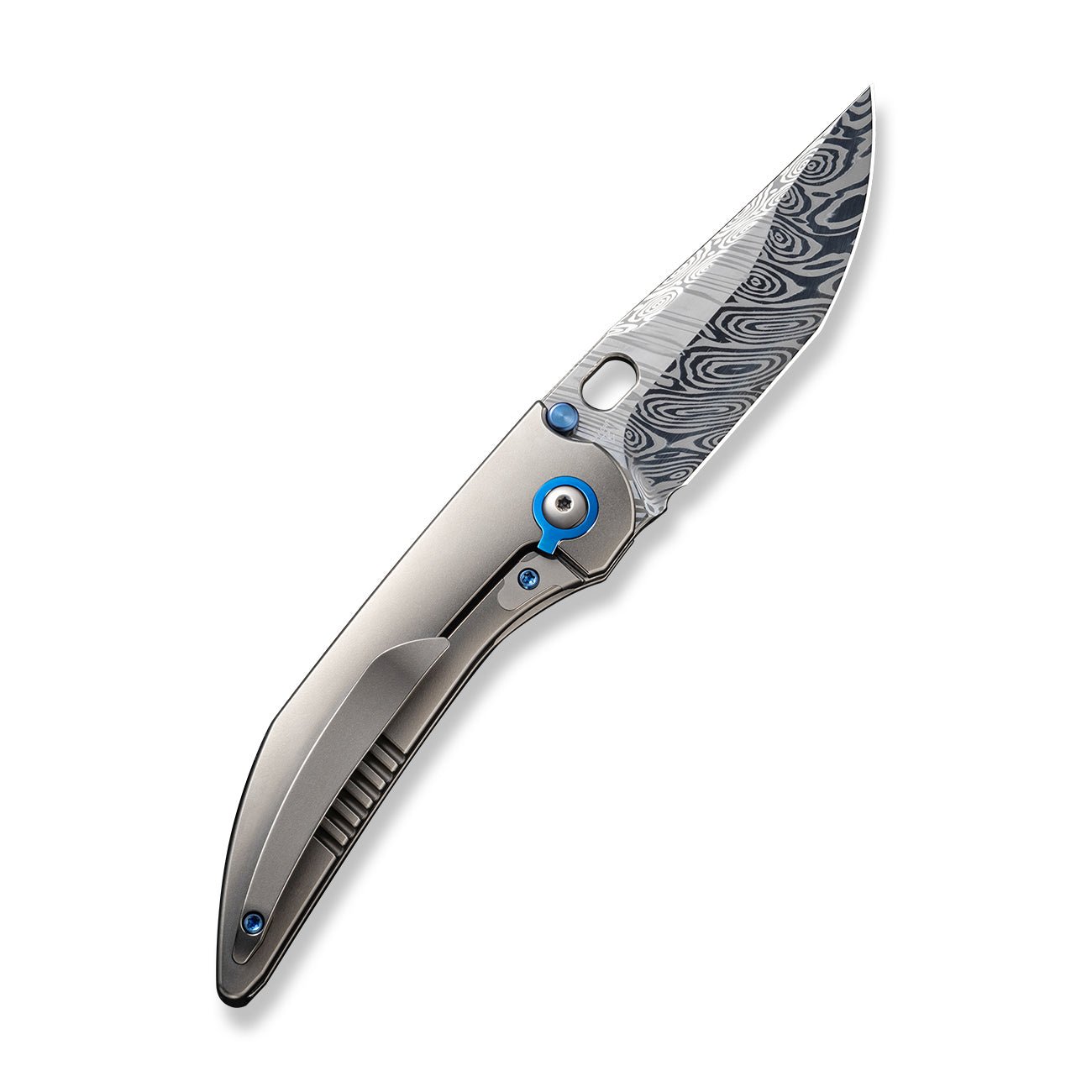 WEKNIFE Attor 大马士革钢 钛合金柄 WE23037-DS1 灰色 5380