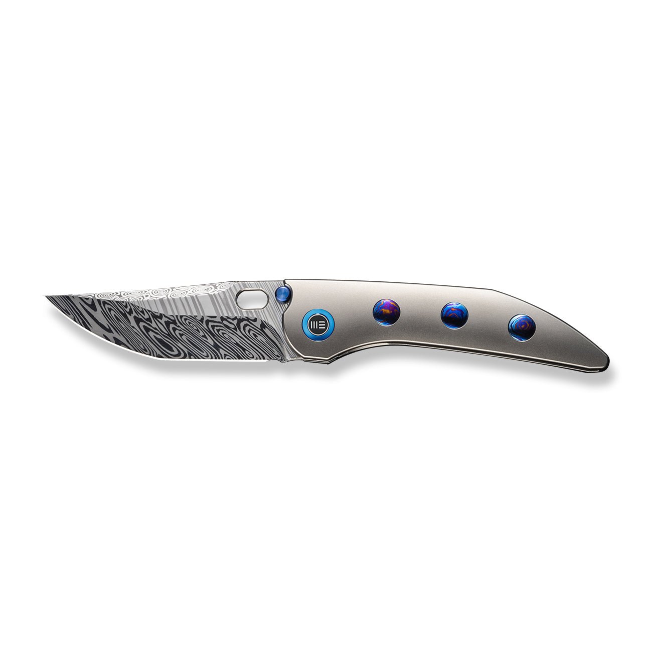 WEKNIFE Attor 大马士革钢 钛合金柄 WE23037-DS1 灰色 5380