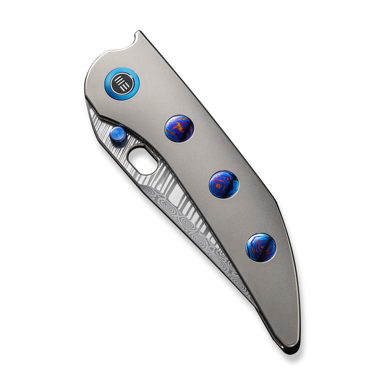 WEKNIFE Attor 大马士革钢 钛合金柄 WE23037-DS1 灰色 5380