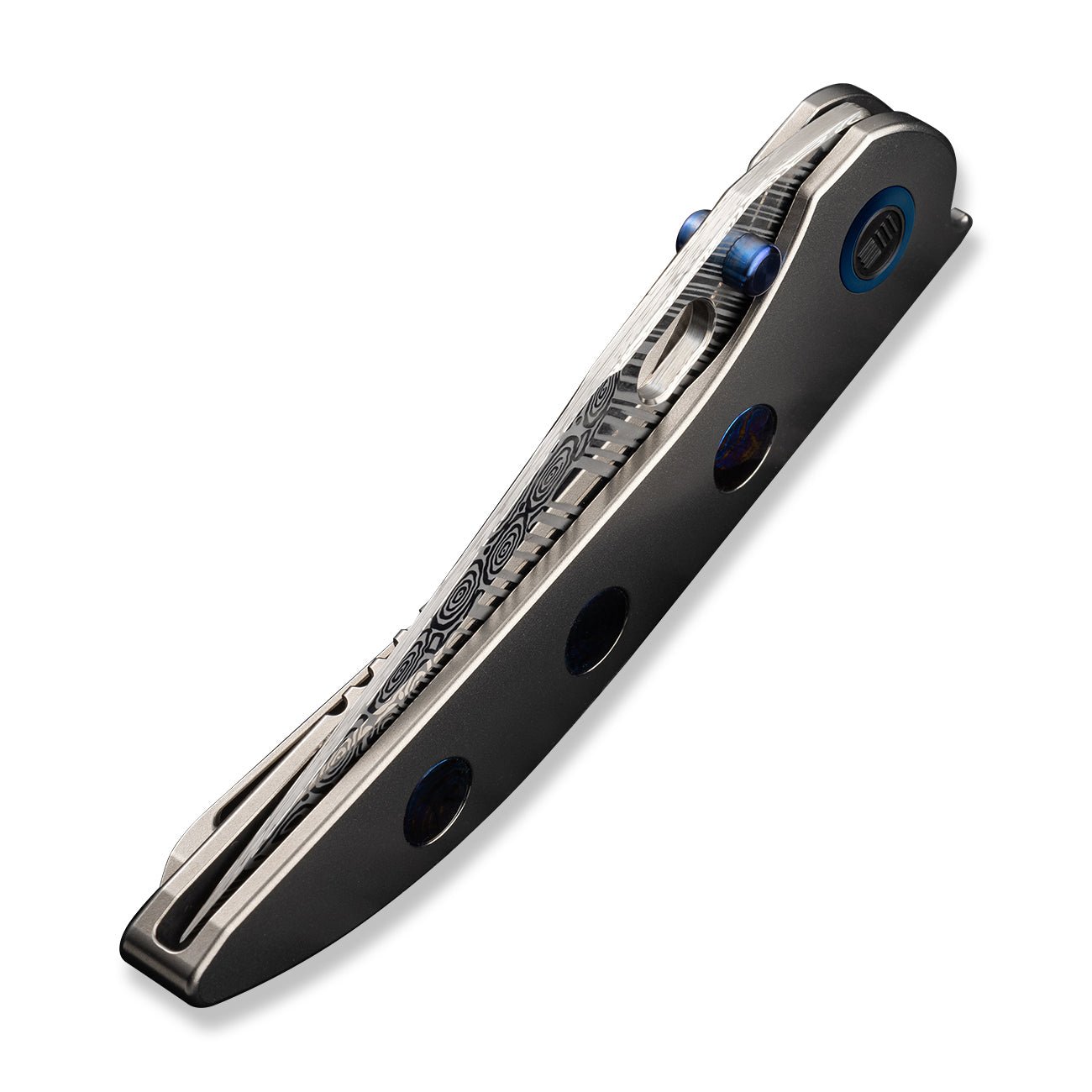 WEKNIFE Attor 大马士革钢 钛合金柄 WE23037-DS1 灰色 5380