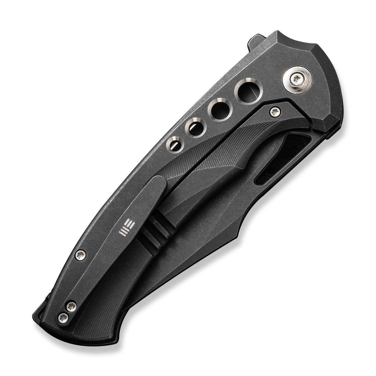 WEKNIFE Swiftfin CPM-20CV钢 钛合金柄 WE23051-1 黑色 2480