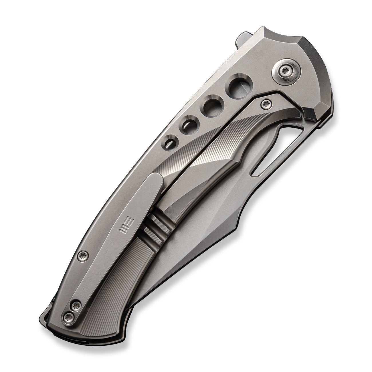 WEKNIFE Swiftfin CPM-20CV钢 钛合金柄 WE23051-2 灰色 2700