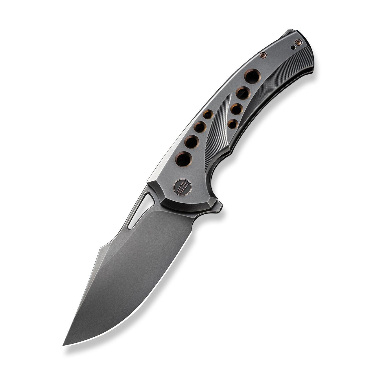 WEKNIFE Swiftfin CPM-20CV钢 钛合金柄 WE23051-3 灰色 2700