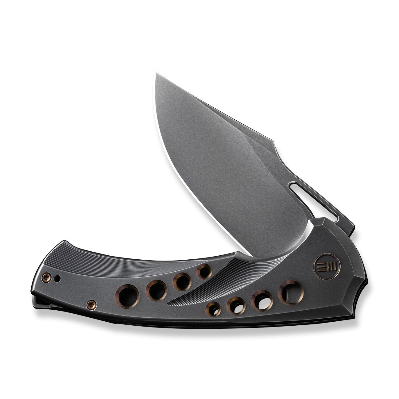 WEKNIFE Swiftfin CPM-20CV钢 钛合金柄 WE23051-3 灰色 2700