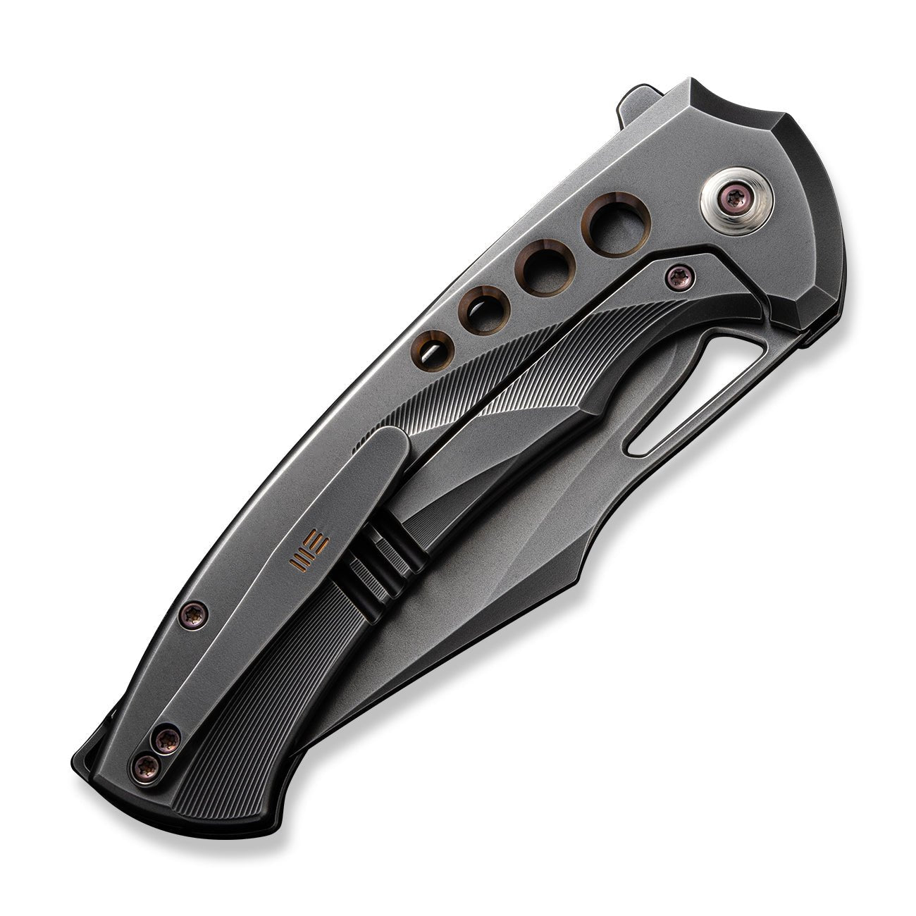 WEKNIFE Swiftfin CPM-20CV钢 钛合金柄 WE23051-3 灰色 2700