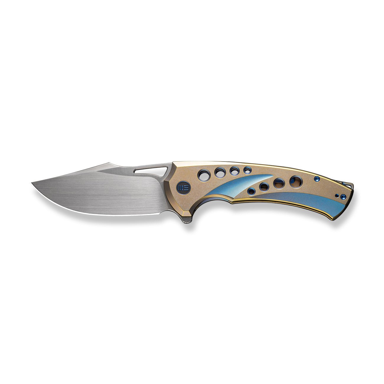 WEKNIFE Swiftfin CPM-20CV钢 钛合金柄 WE23051-4 古铜色 2480