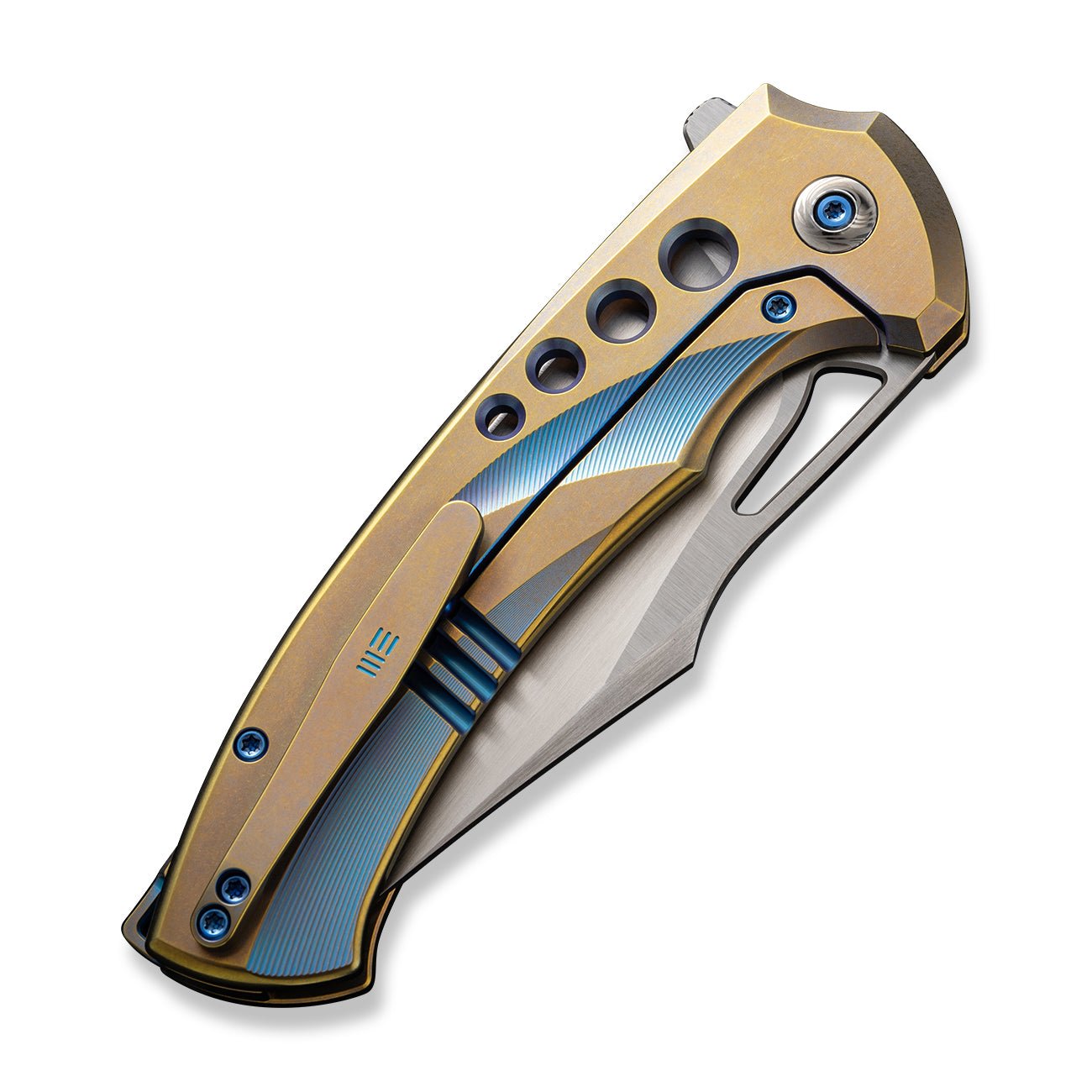 WEKNIFE Swiftfin CPM-20CV钢 钛合金柄 WE23051-4 古铜色 2480