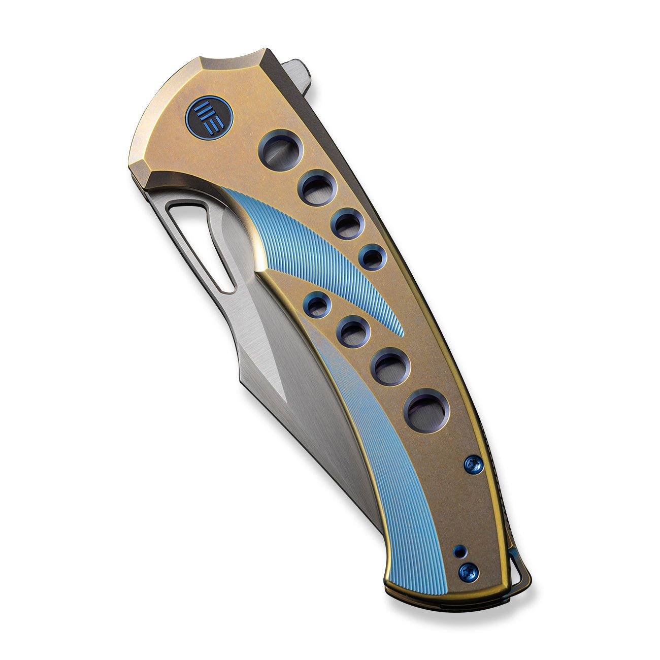 WEKNIFE Swiftfin CPM-20CV钢 钛合金柄 WE23051-4 古铜色 2480