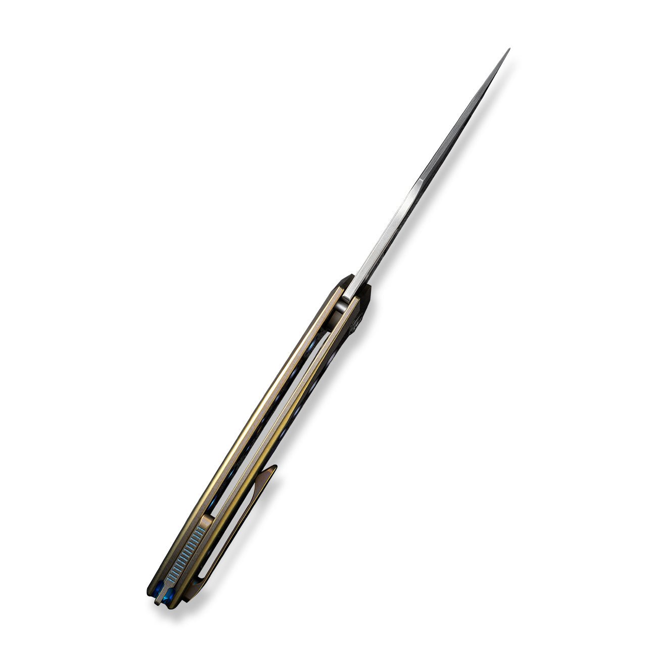 WEKNIFE Swiftfin CPM-20CV钢 钛合金柄 WE23051-4 古铜色 2480
