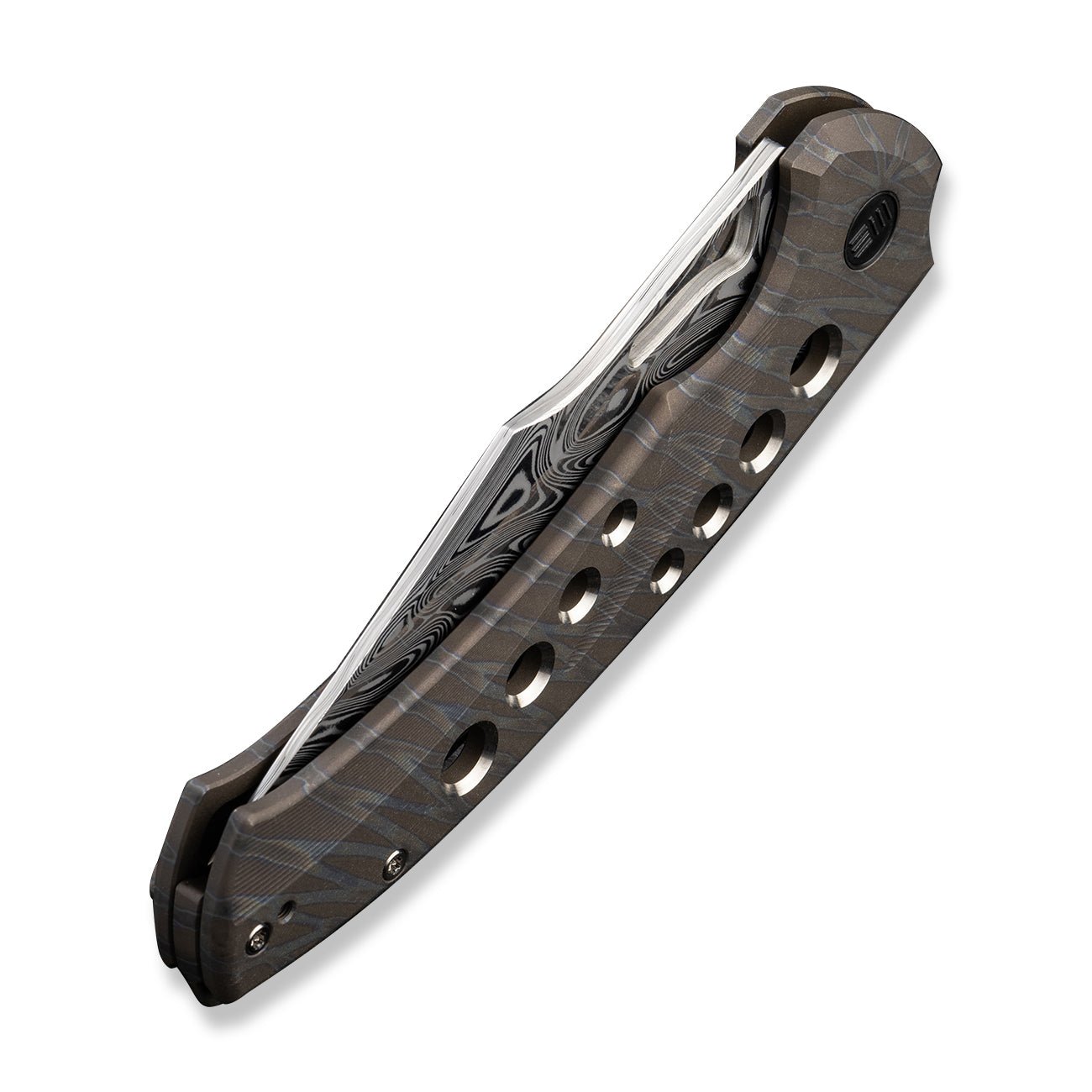 WEKNIFE Swiftfin CPM-20CV钢 钛合金柄 WE23051-DS1 火焰纹 5980