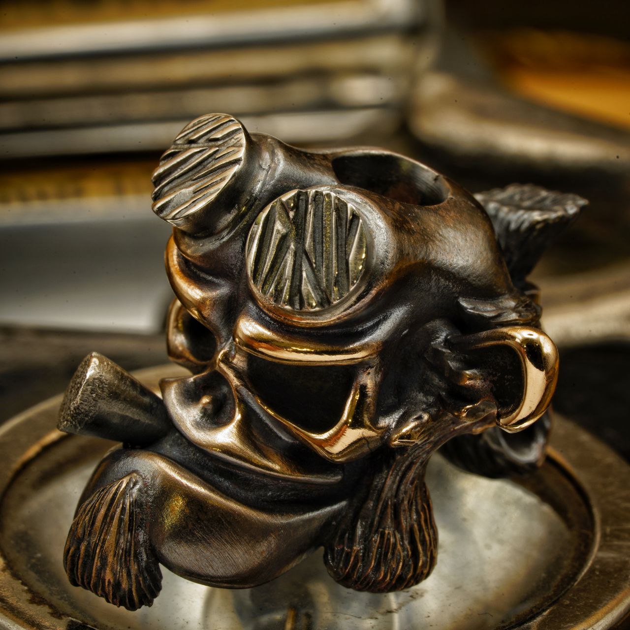 Cpprhd Metal Work Alexey Design Big Ear Hellboy Beads