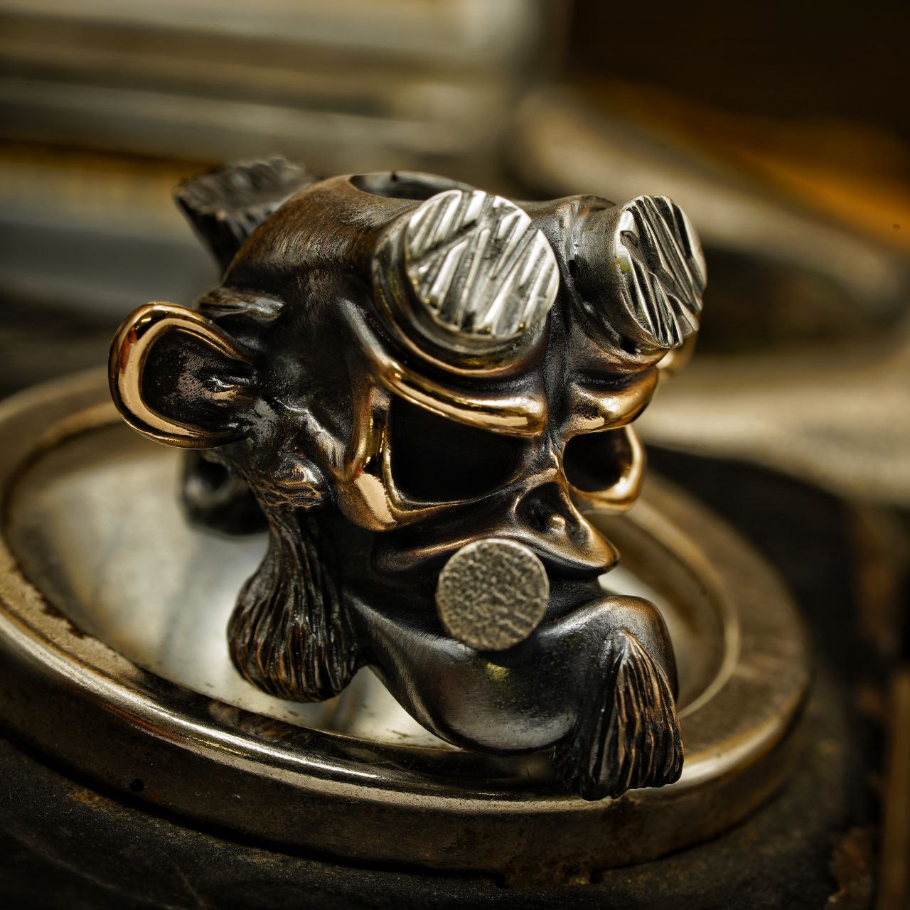 Cpprhd Metal Work Alexey Design Big Ear Hellboy Beads