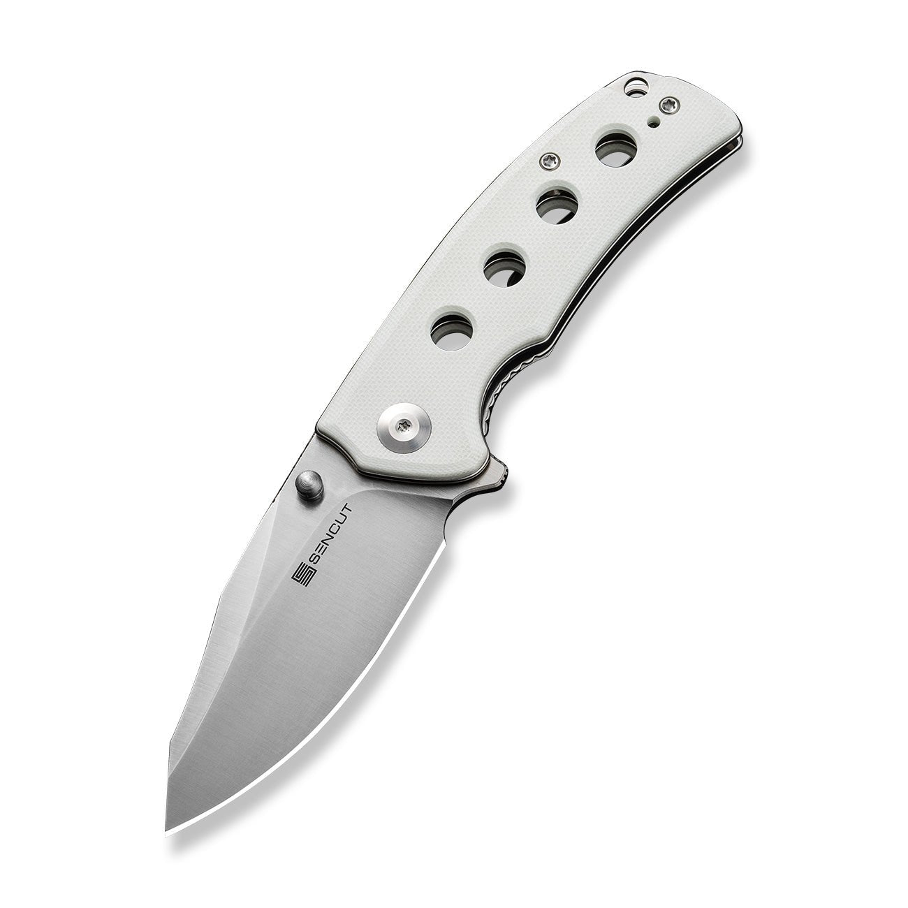 SENCUT Excalis 9Cr18MoV钢 G10手柄 S23068-2 白色 329