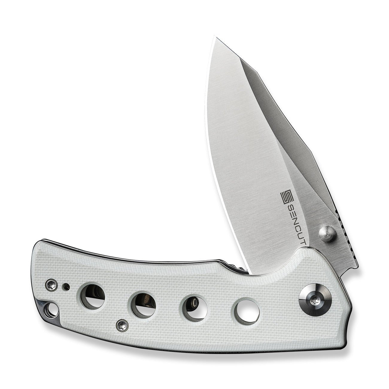 SENCUT Excalis 9Cr18MoV钢 G10手柄 S23068-2 白色 329