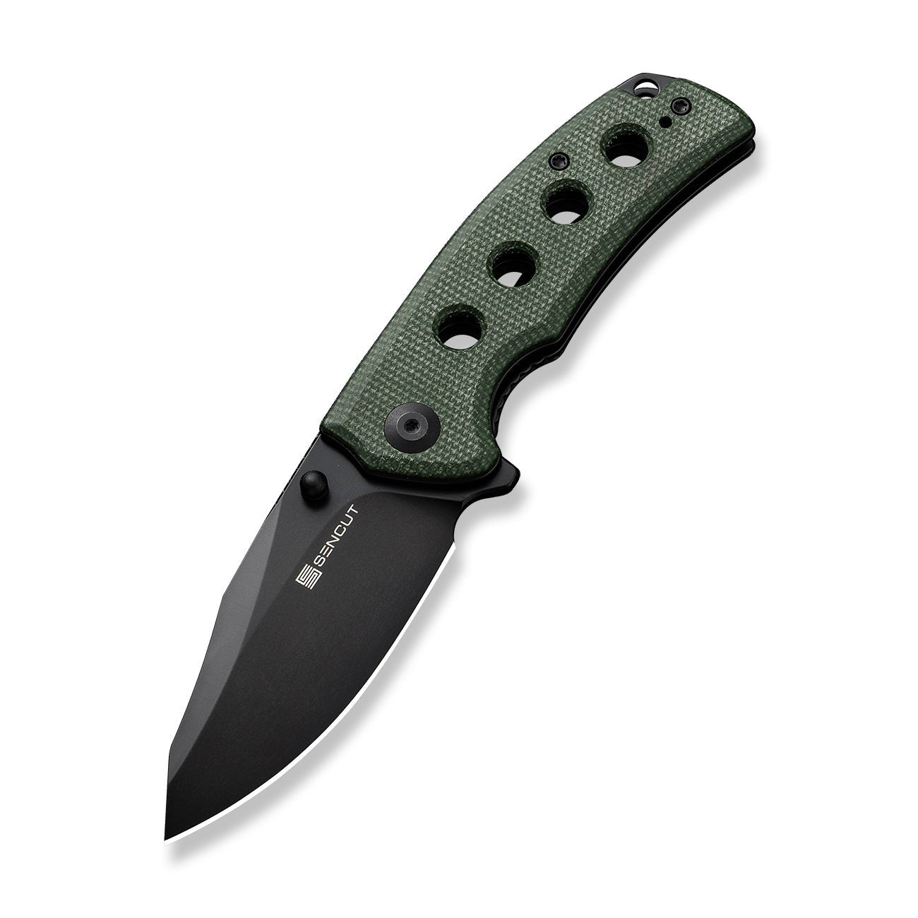 SENCUT Excalis 9Cr18MoV钢 米卡塔手柄 S23068-3 绿色 345