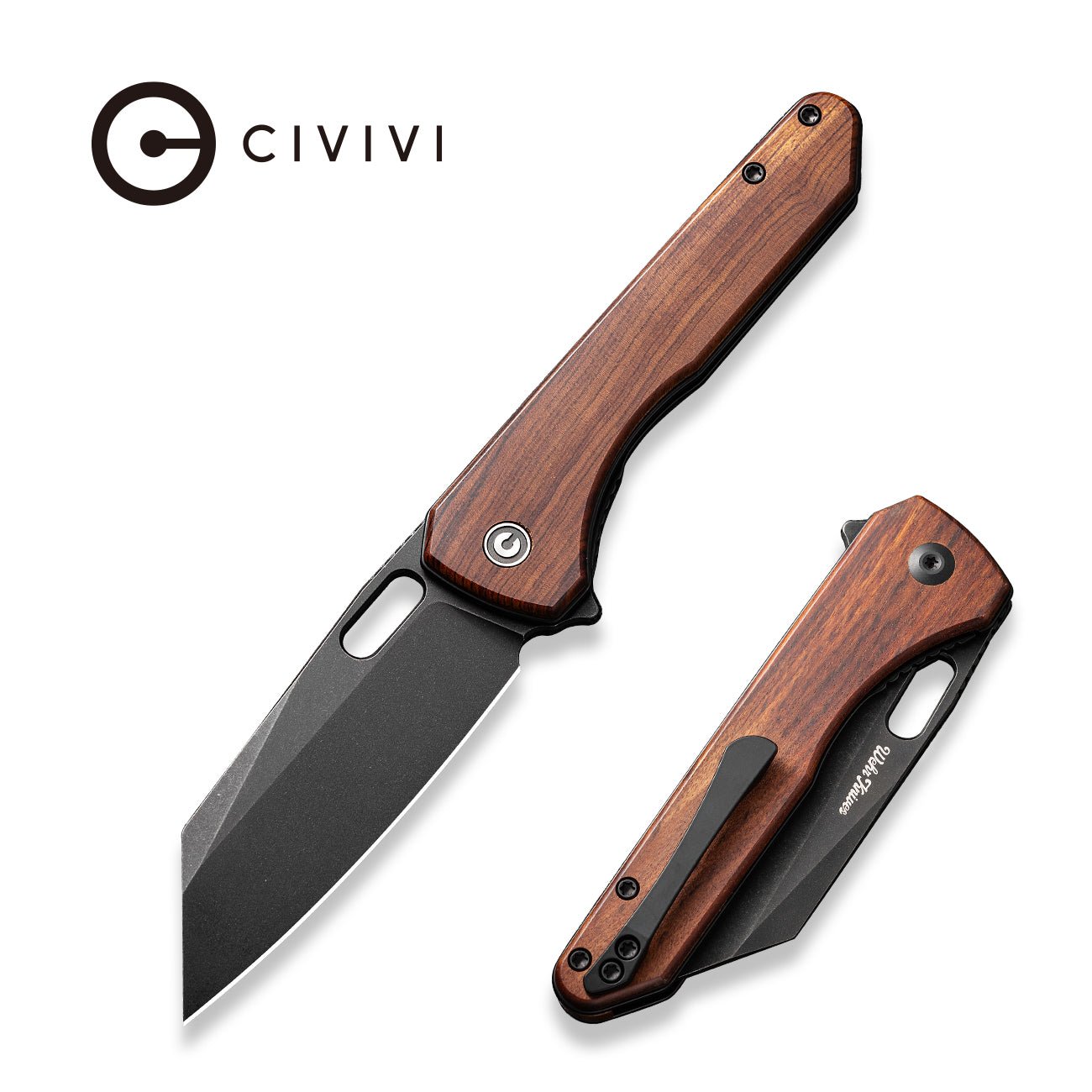 CIVIVI Nugz 14C28N钢 木柄 C23060-3 木色 528