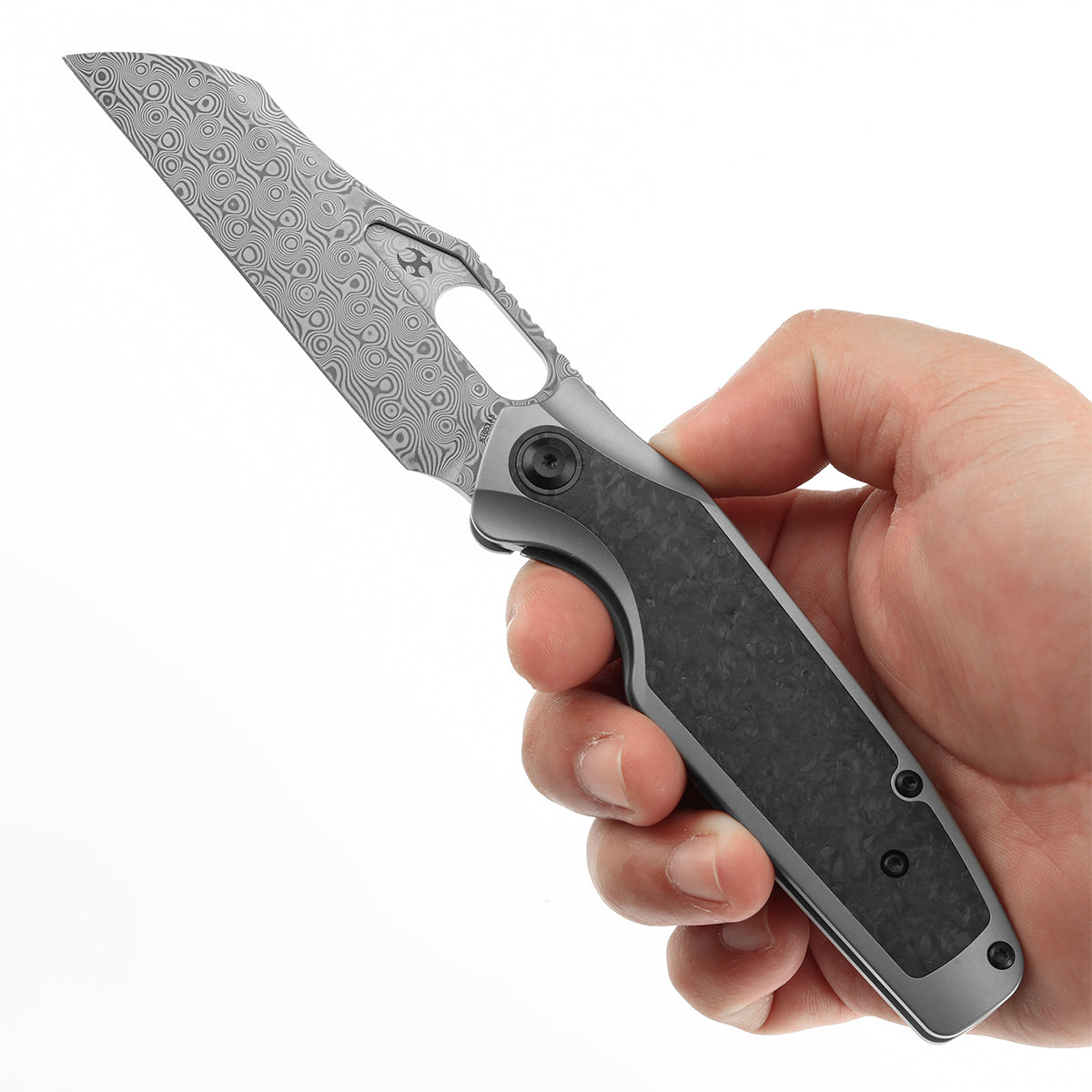 Kansept Knives Tuckamore 大马士革钢 钛柄+碳纤维 K1052A5 钛色 1780