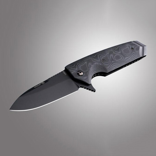 Hogue EX02 154CM钢 G10柄 34239 G10大马士革钢纹 1600